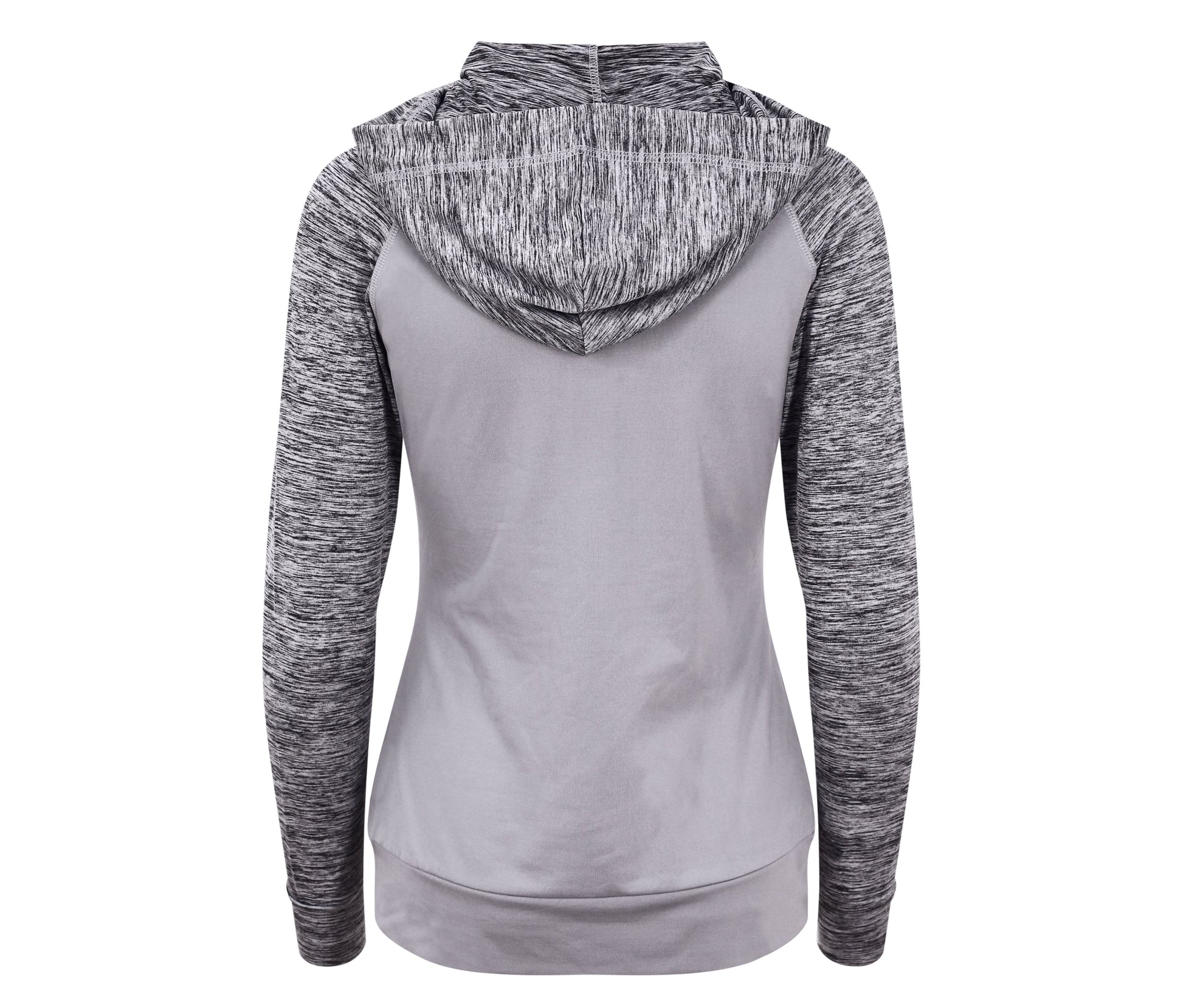 Sweat Femme Contrasté - Grey/grey Melange