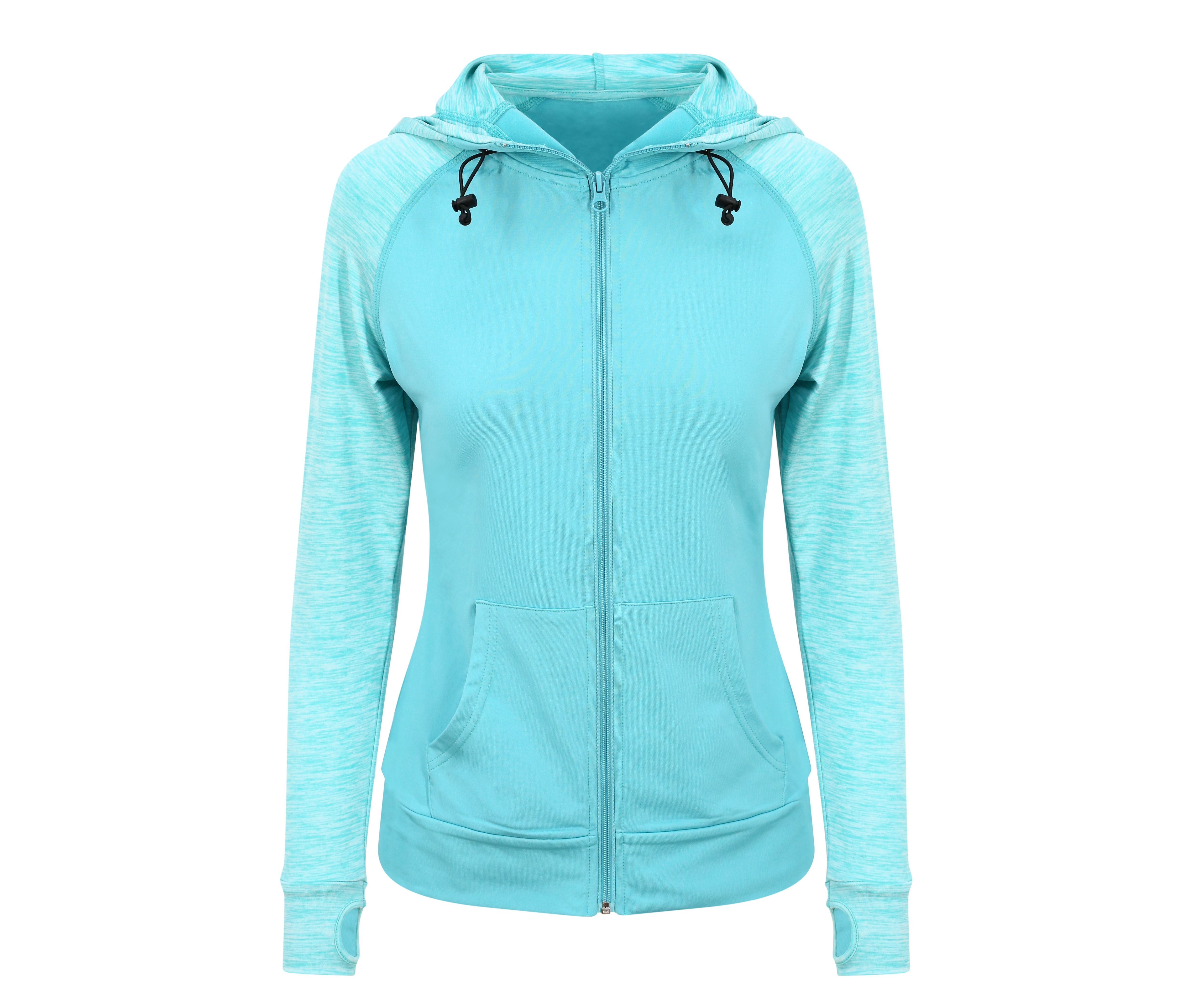 Sweat Femme Contrasté - Ocean/ocean Blue Melange