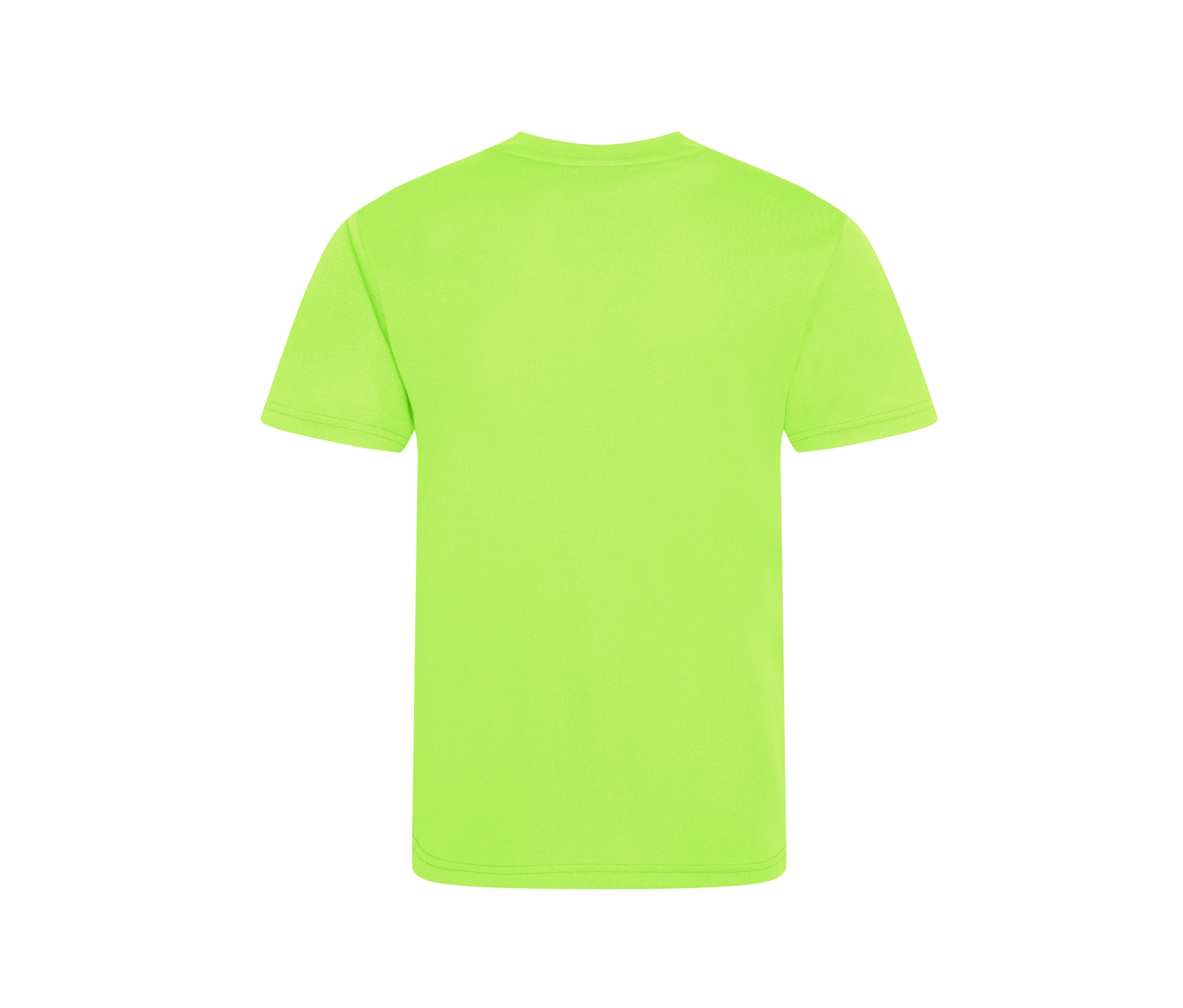 Tee-Shirt de Sport en Polyester Recyclé Enfant - Electric Green