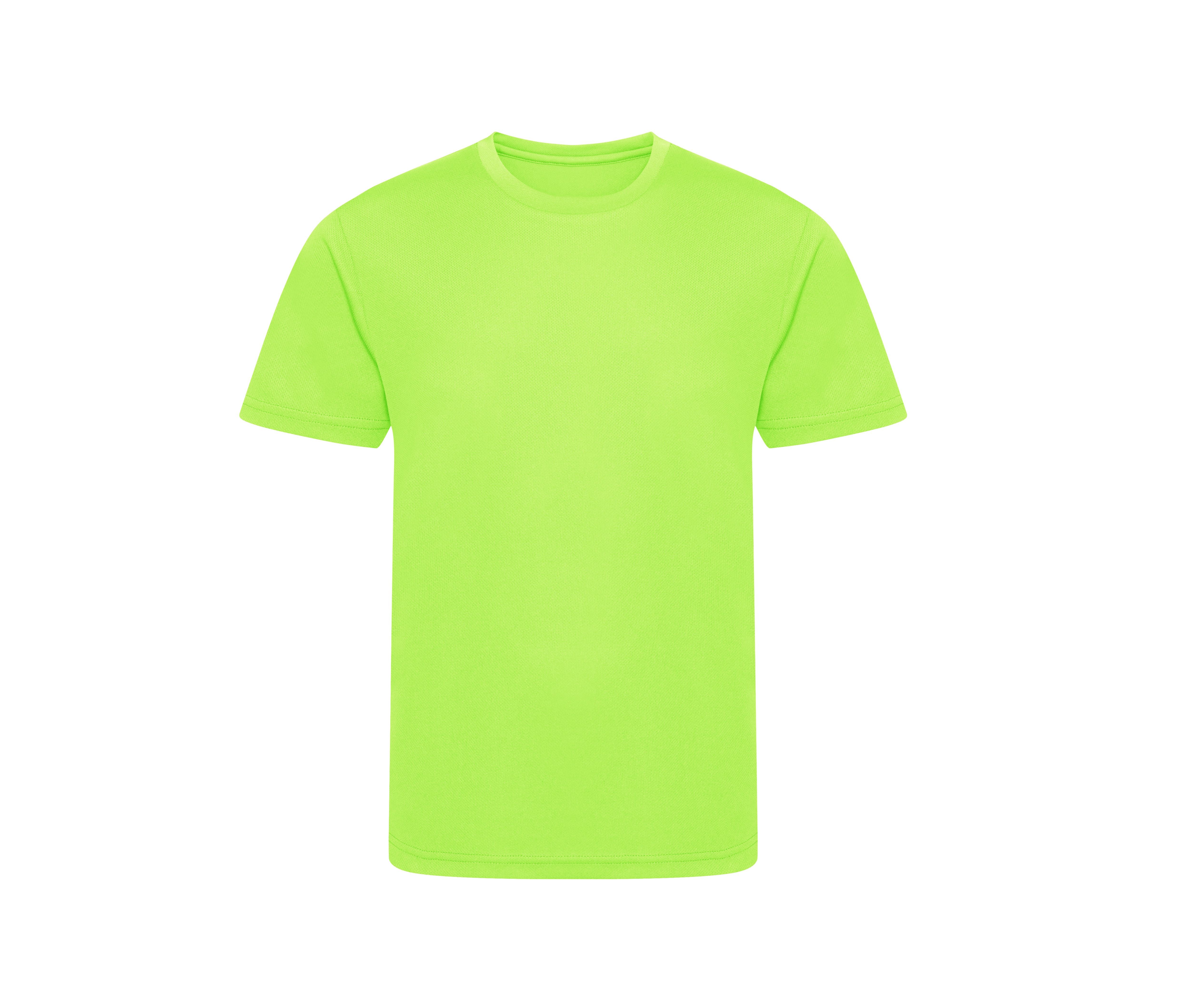 Tee-Shirt de Sport en Polyester Recyclé Enfant - Electric Green
