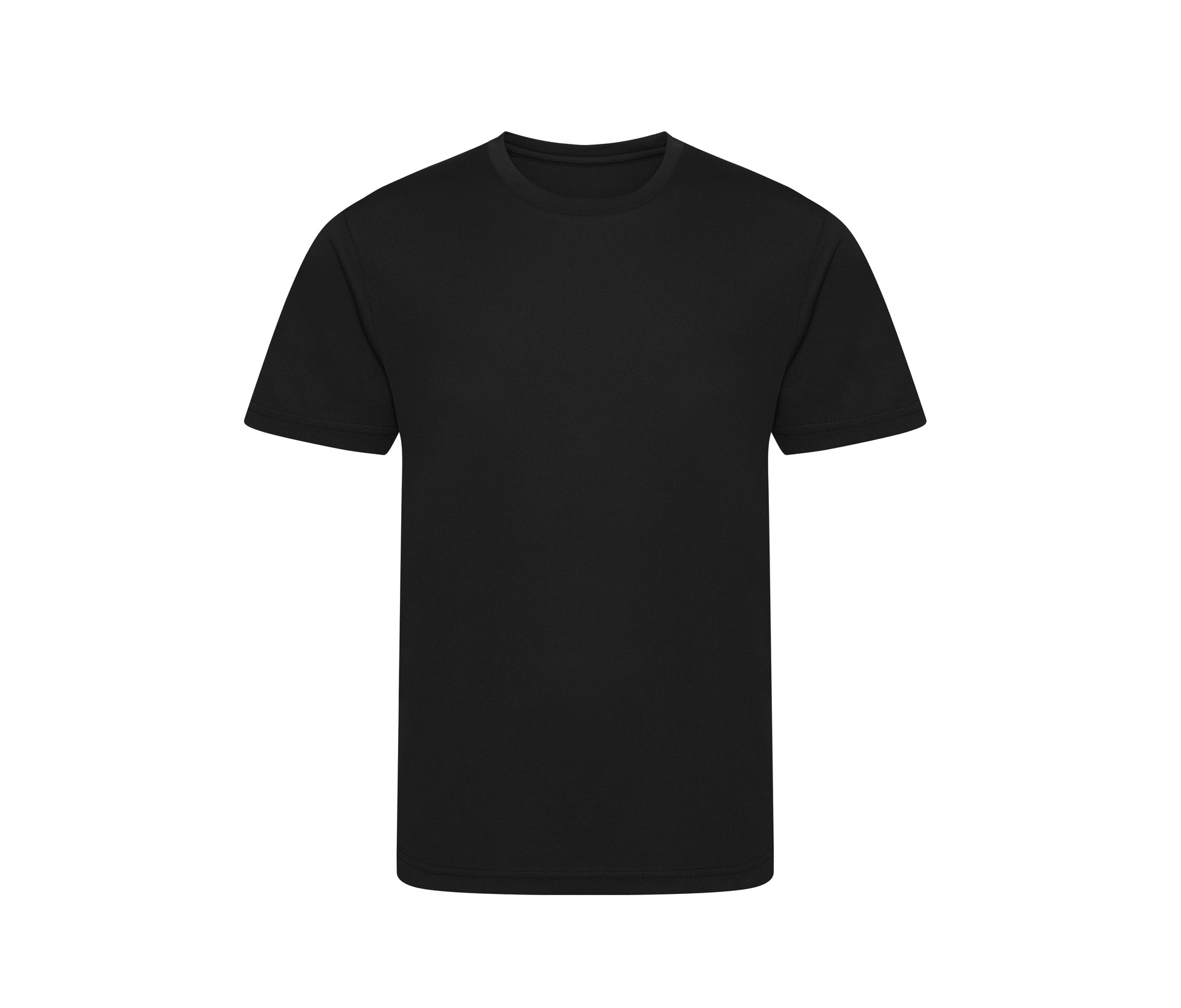 Tee-Shirt de Sport en Polyester Recyclé Enfant - Jet Black