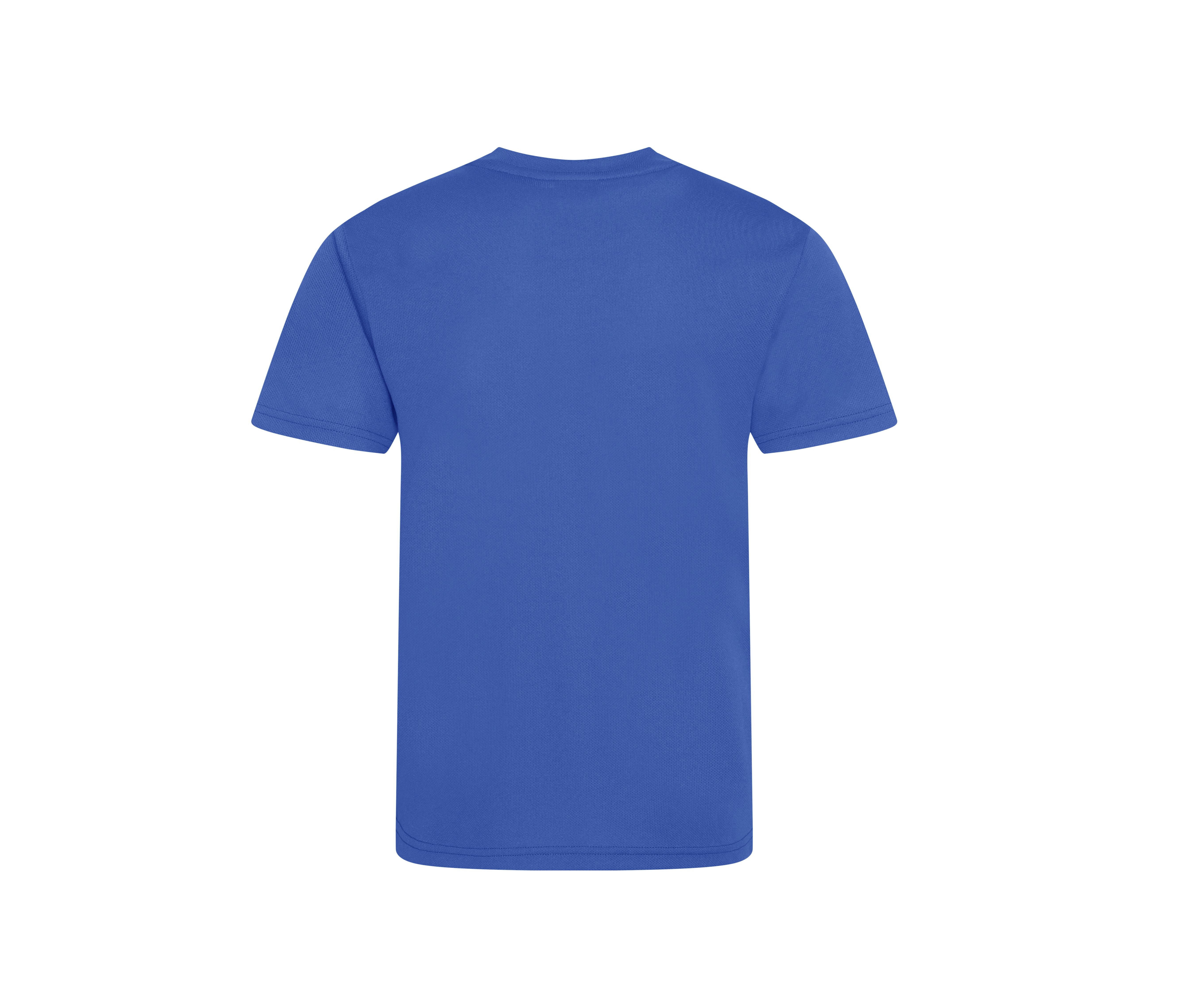 Tee-Shirt de Sport en Polyester Recyclé Enfant - Royal Blue