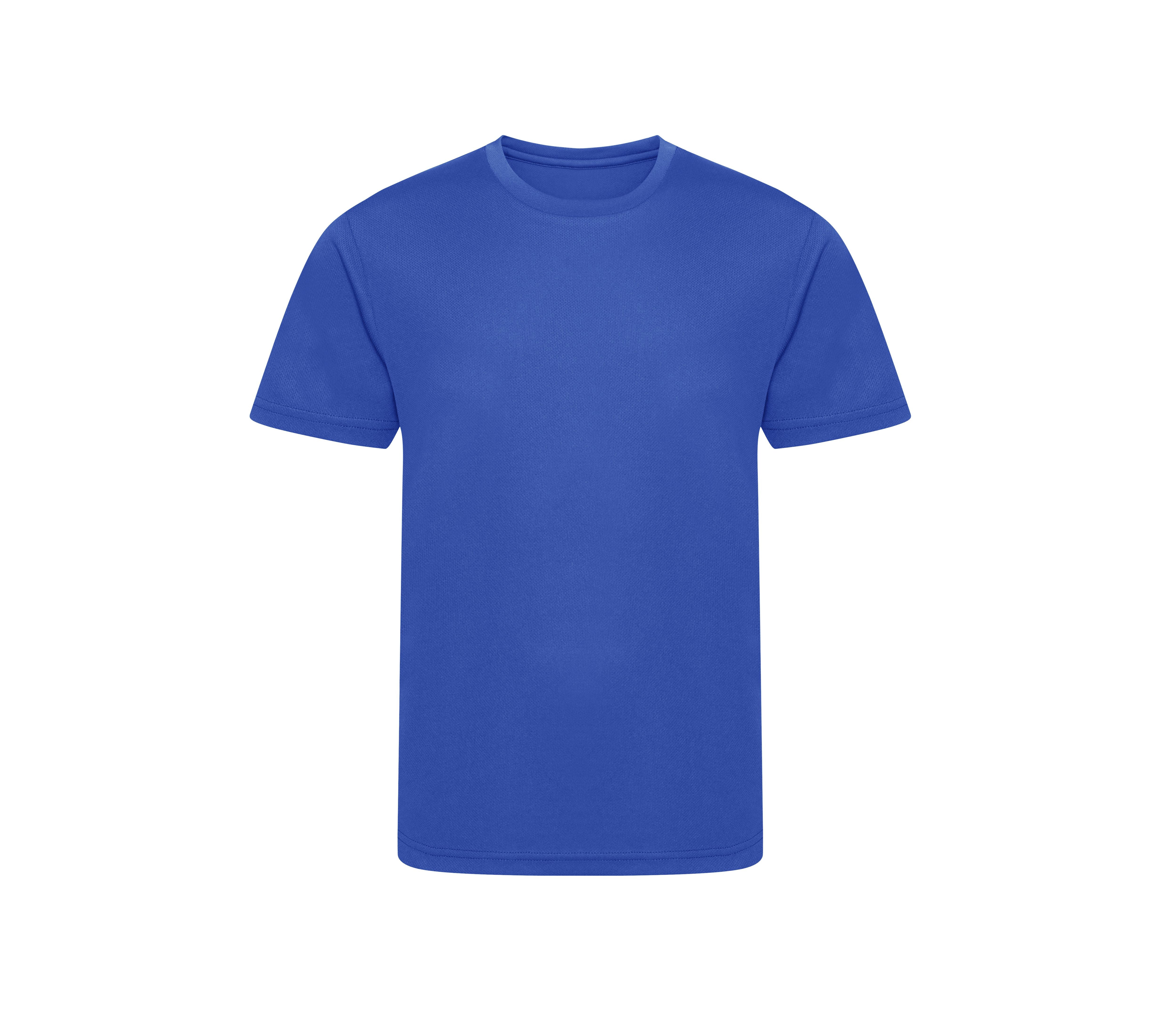 Tee-Shirt de Sport en Polyester Recyclé Enfant - Royal Blue