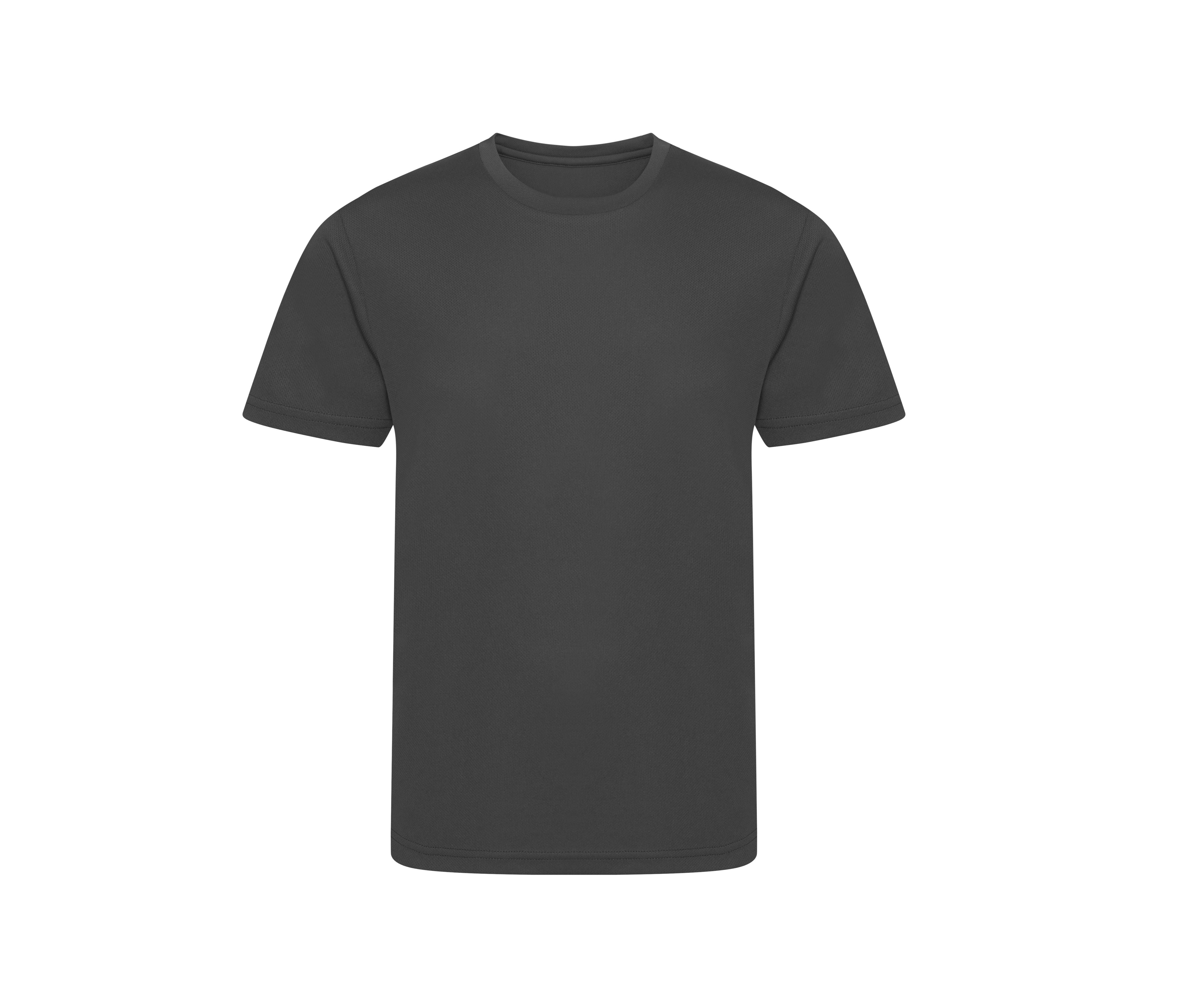 Tee-Shirt de Sport en Polyester Recyclé Enfant - Charcoal
