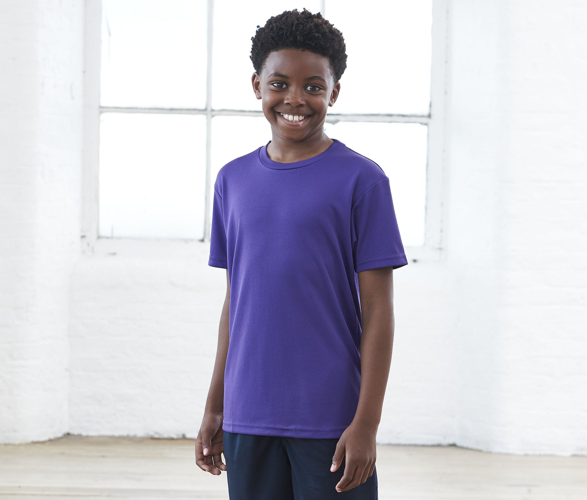 Tee-shirt de sport en polyester recyclé enfant