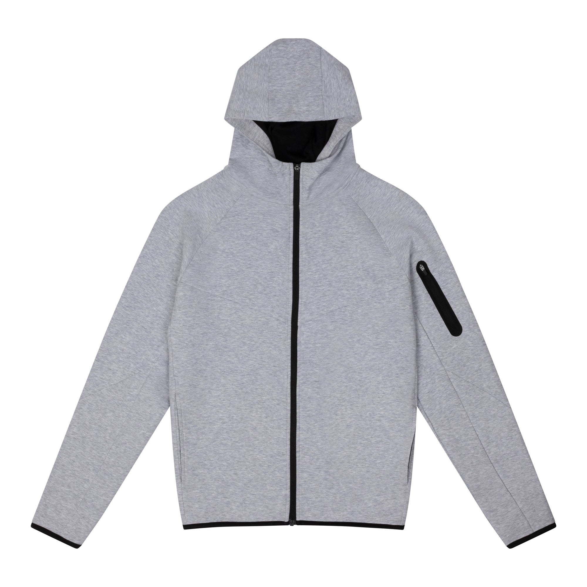 Sweat à Capuche Zippé - Grey