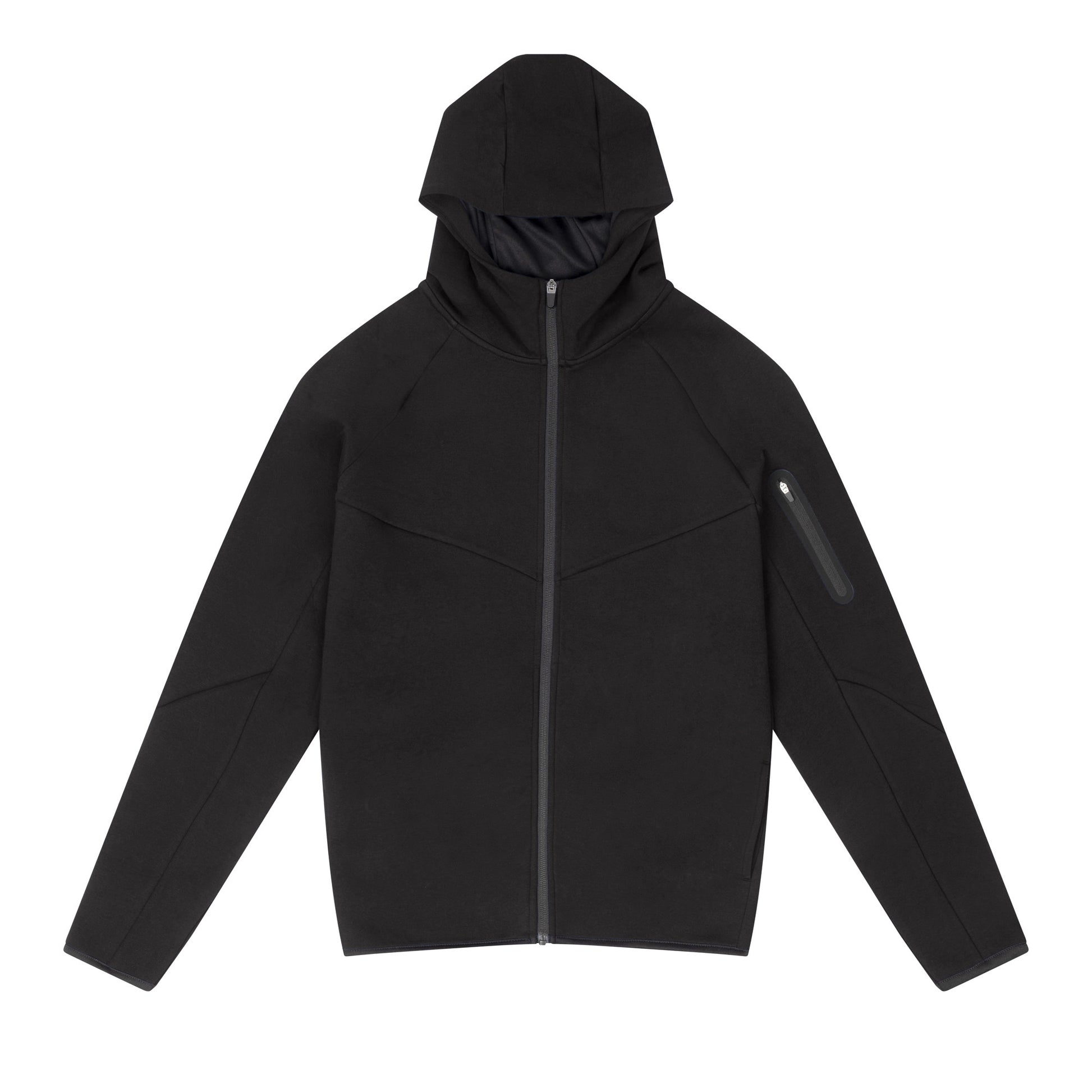 Sweat à Capuche Zippé - Jet Black