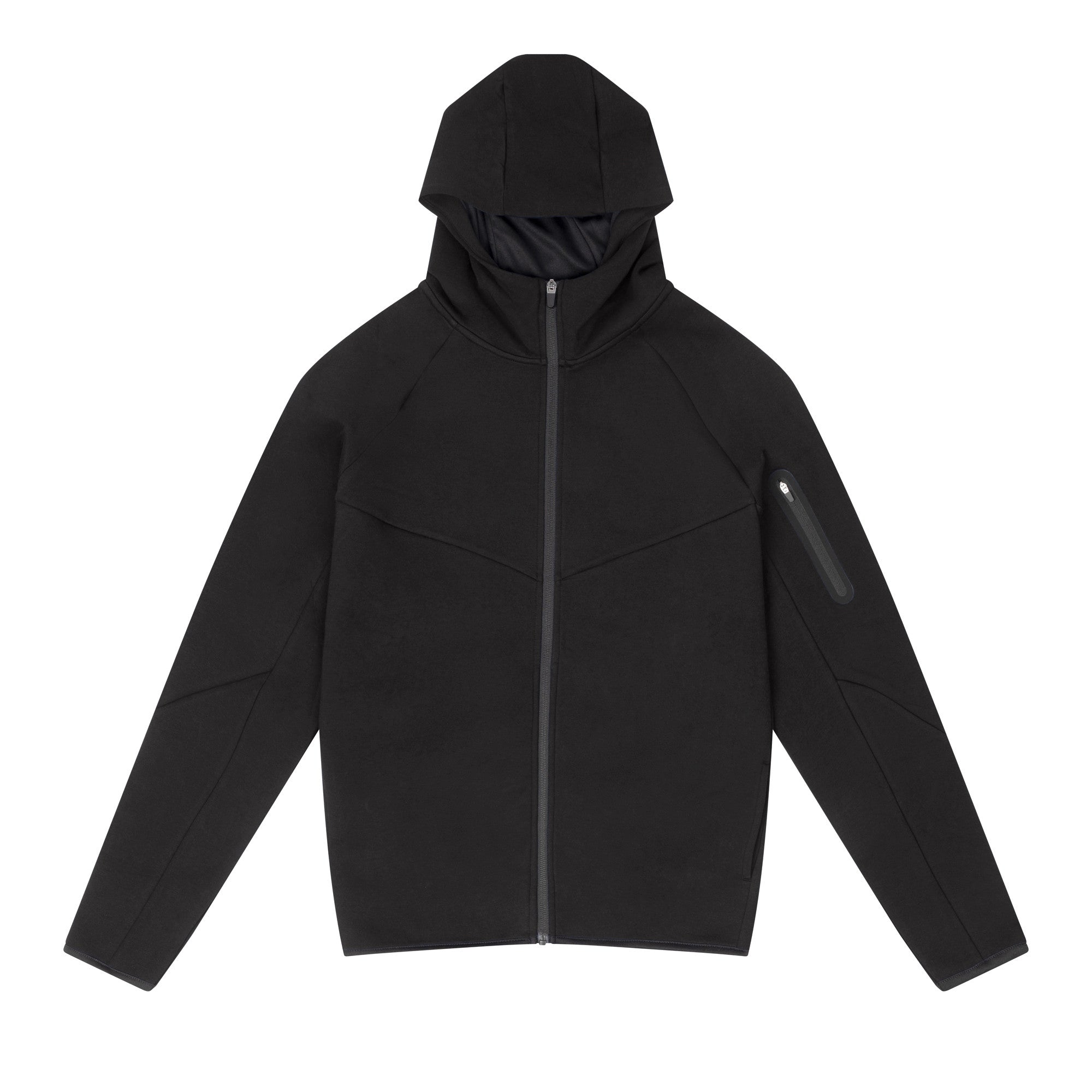 Sweat à Capuche Zippé - Jet Black