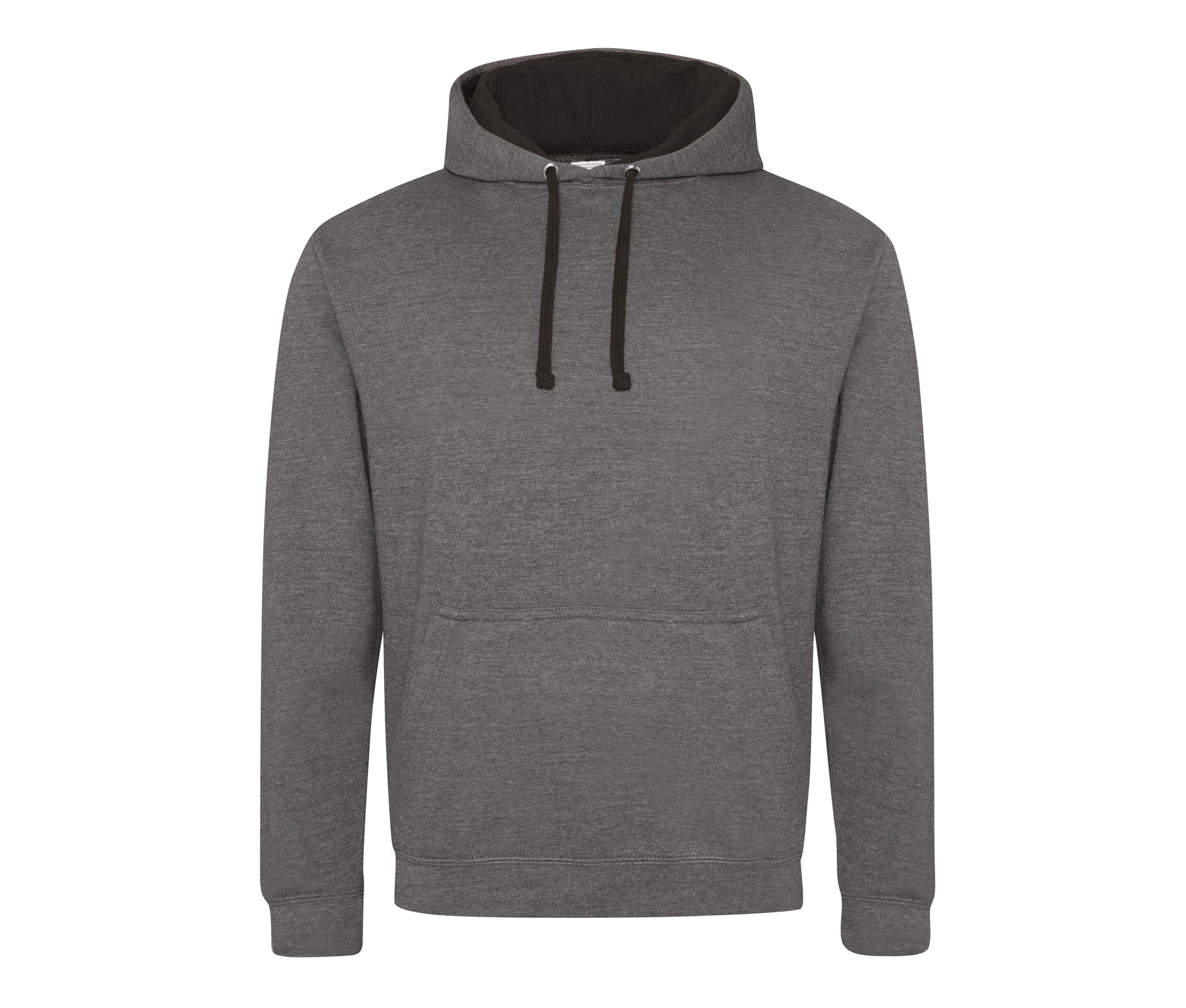 Sweat Capuche Contrastée - Charcoal/jet Black