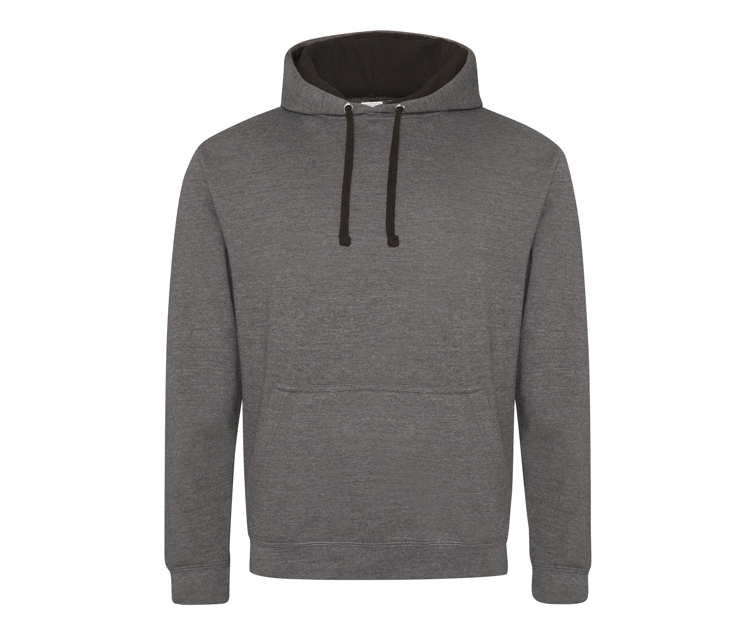 Sweat Capuche Contrastée - Charcoal/jet Black