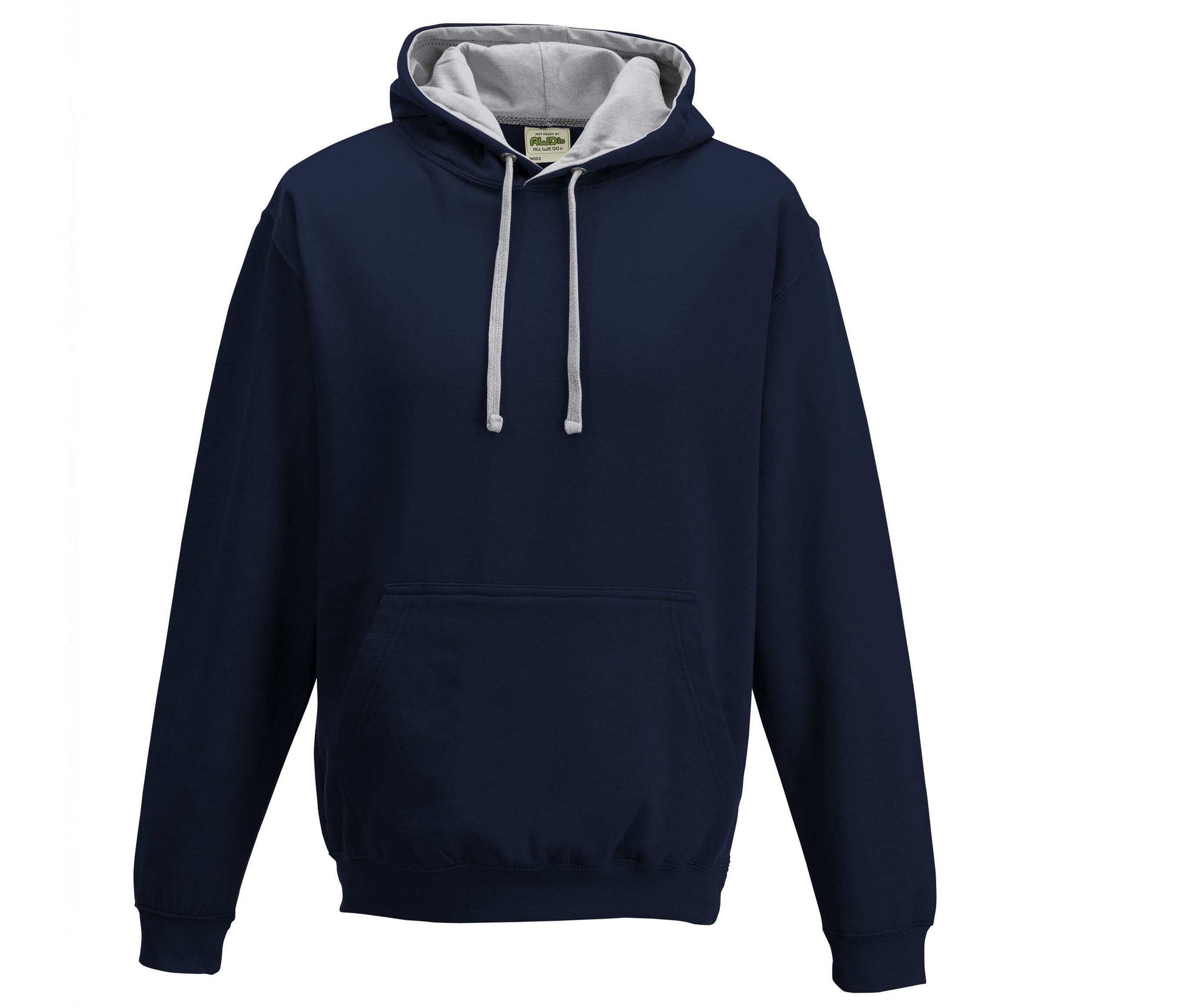 Sweat Capuche Contrastée - New French Navy/heather Grey