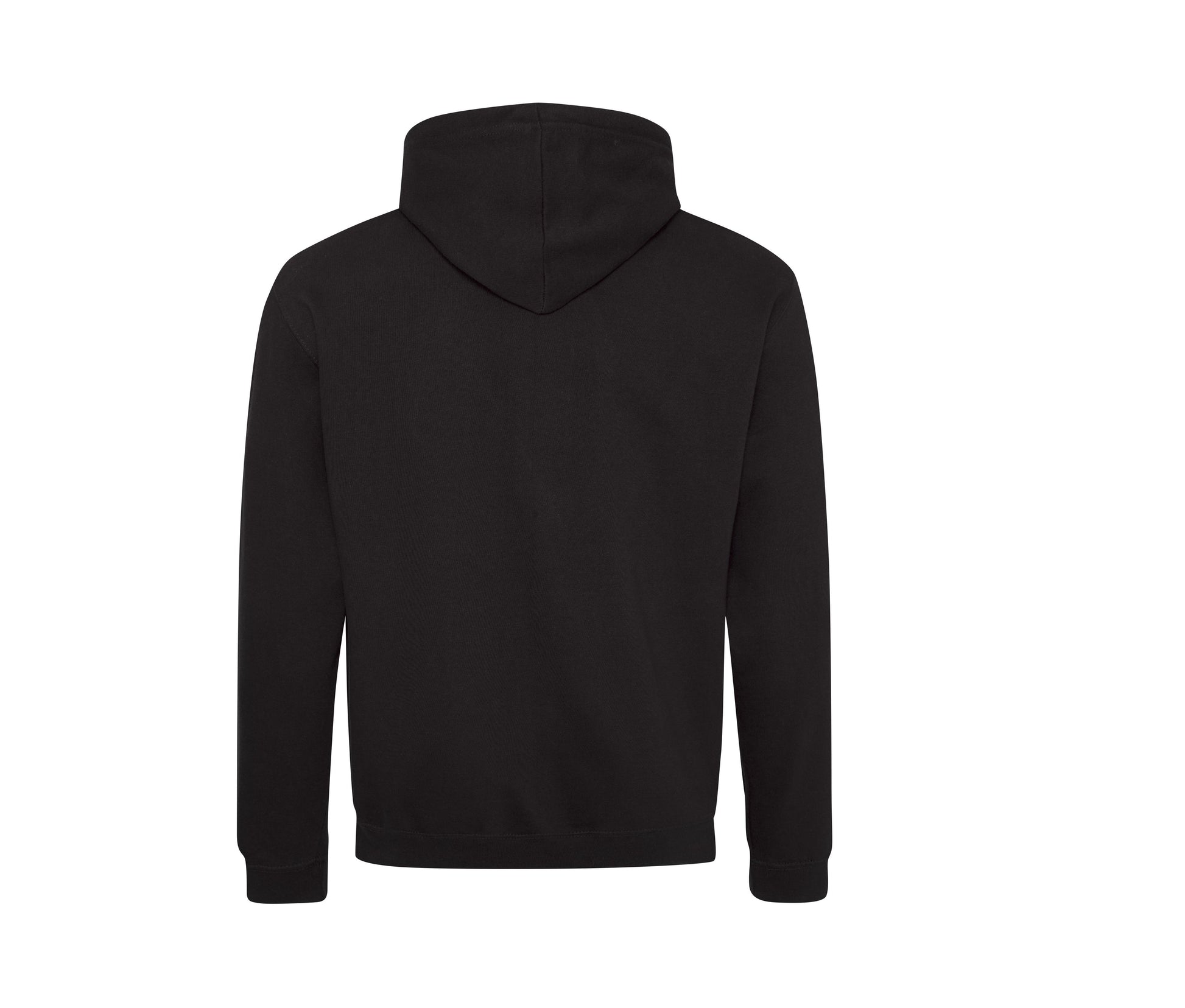 Sweat Capuche Contrastée - Jet Black/heather Grey