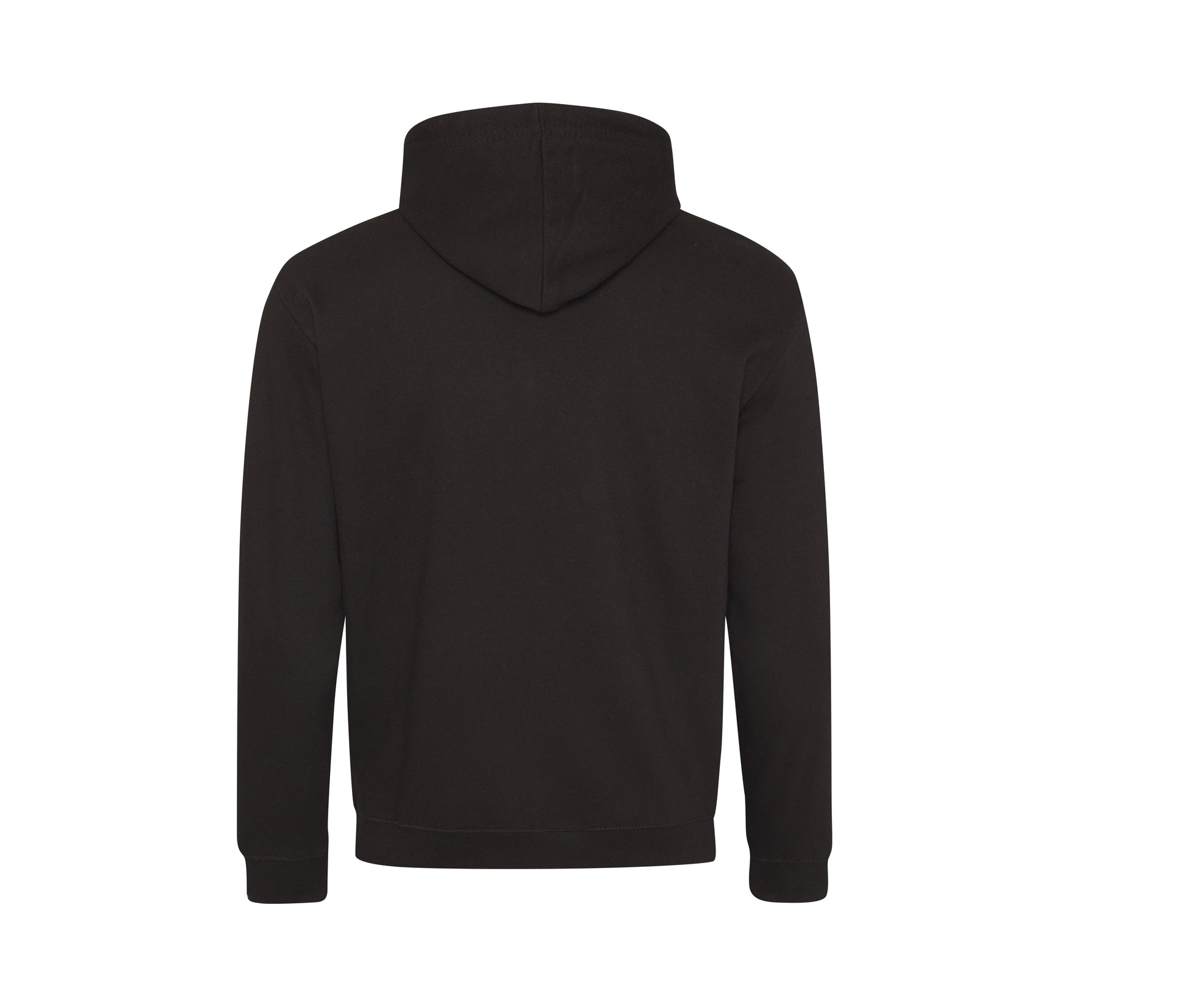 Sweat Capuche Contrastée - Jet Black/orange Crush