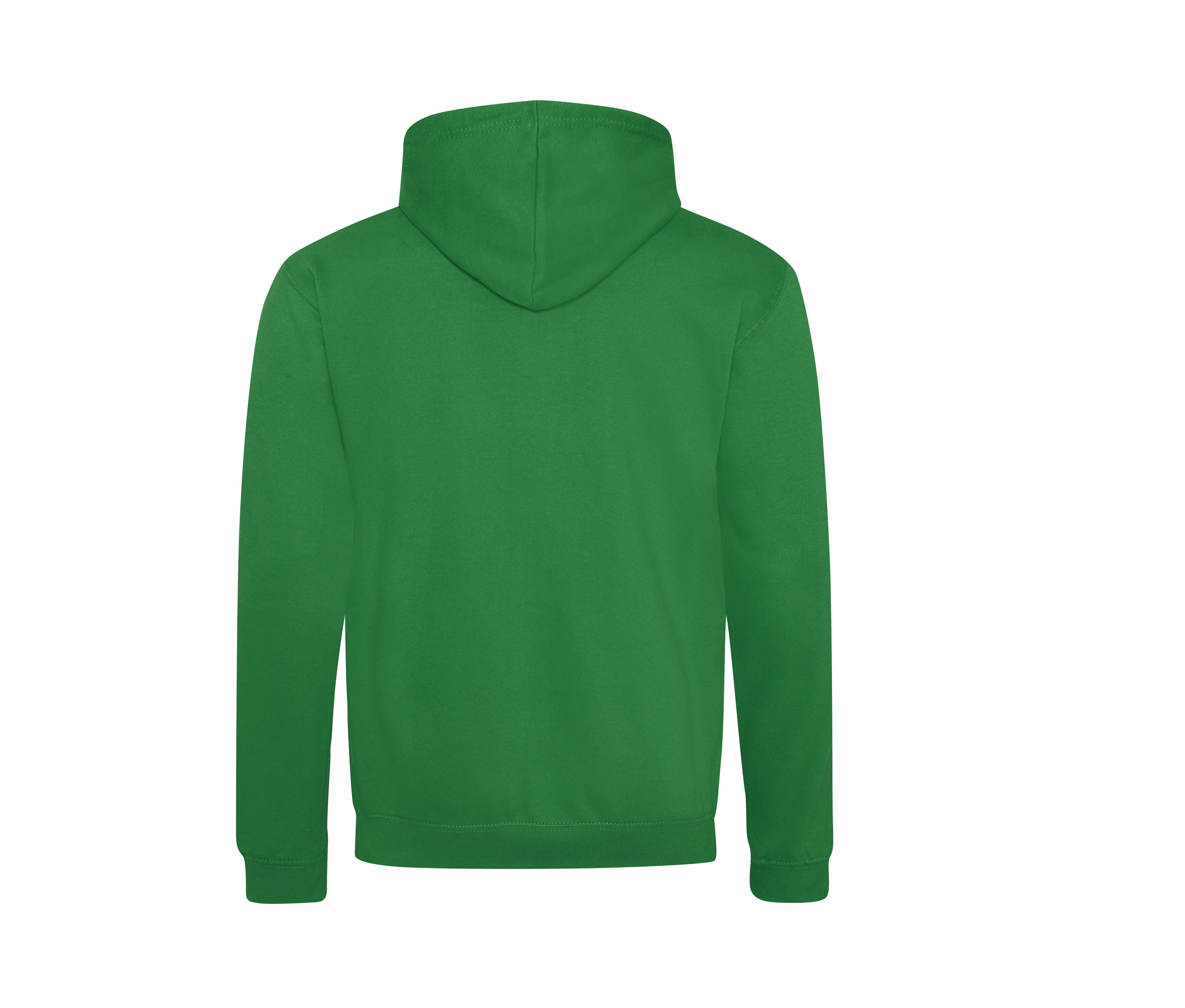 Sweat Capuche Contrastée - Kelly Green/arctic White