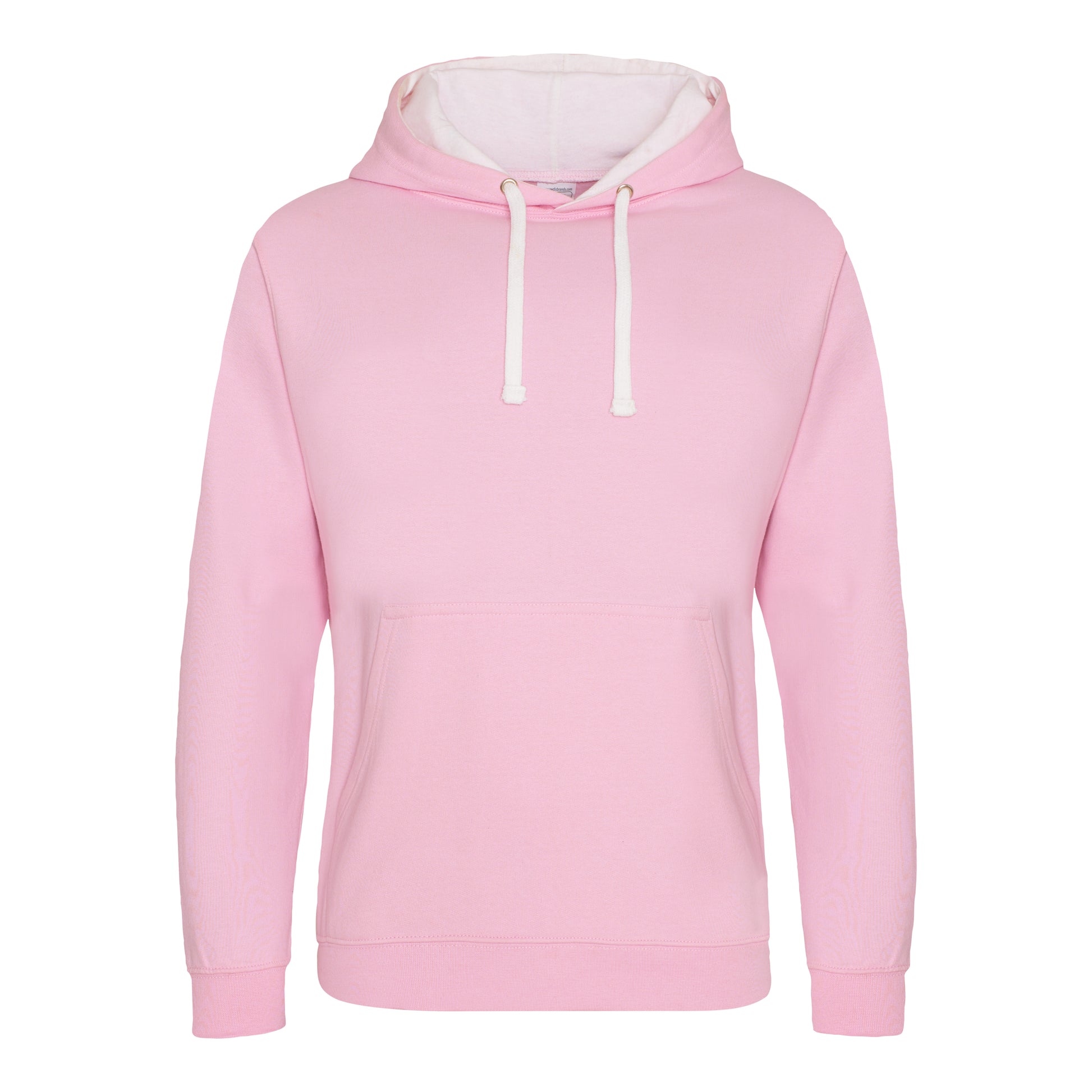 Sweat Capuche Contrastée - Baby Pink/arctic White