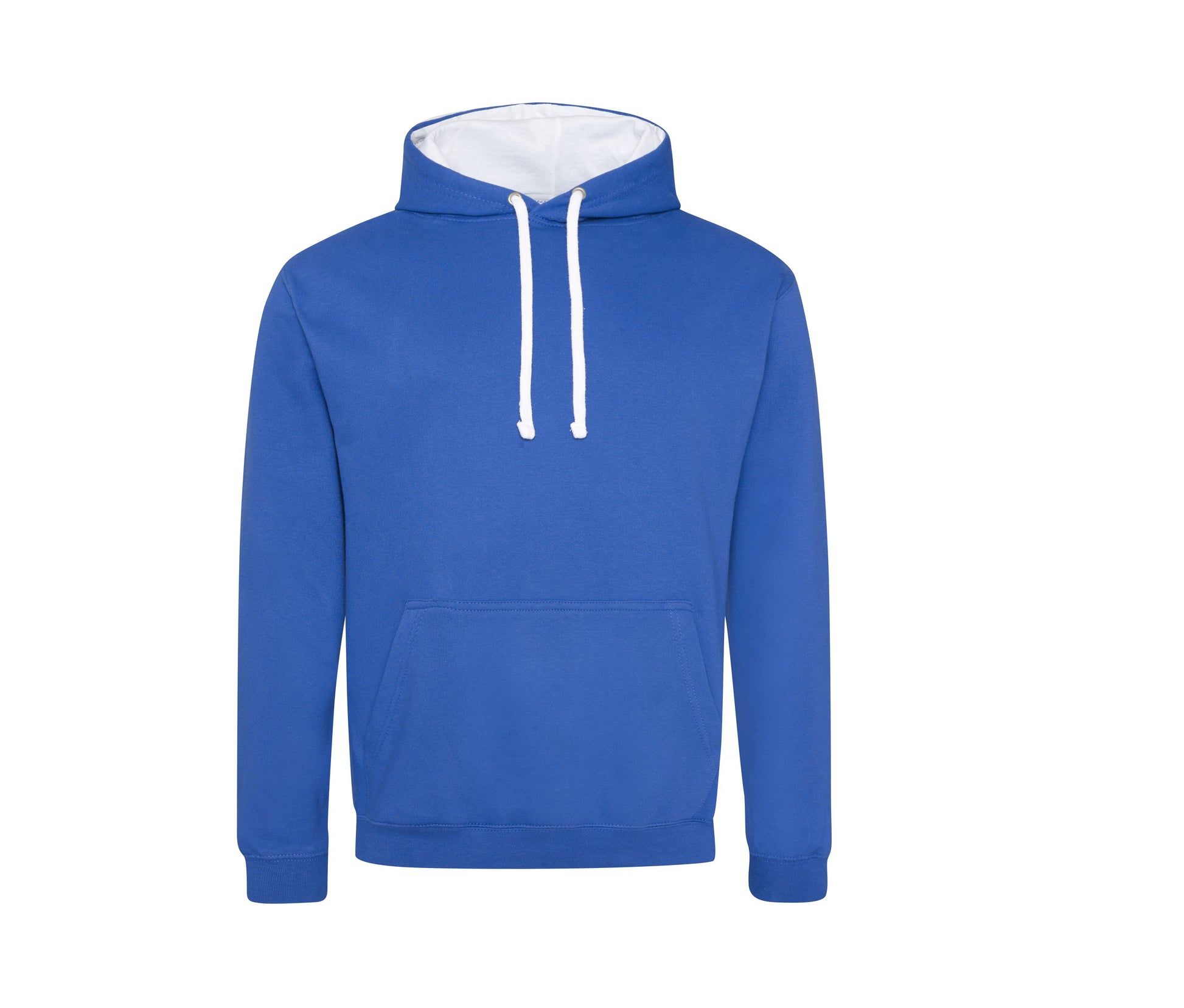 Sweat Capuche Contrastée - Royal Blue/arctic White