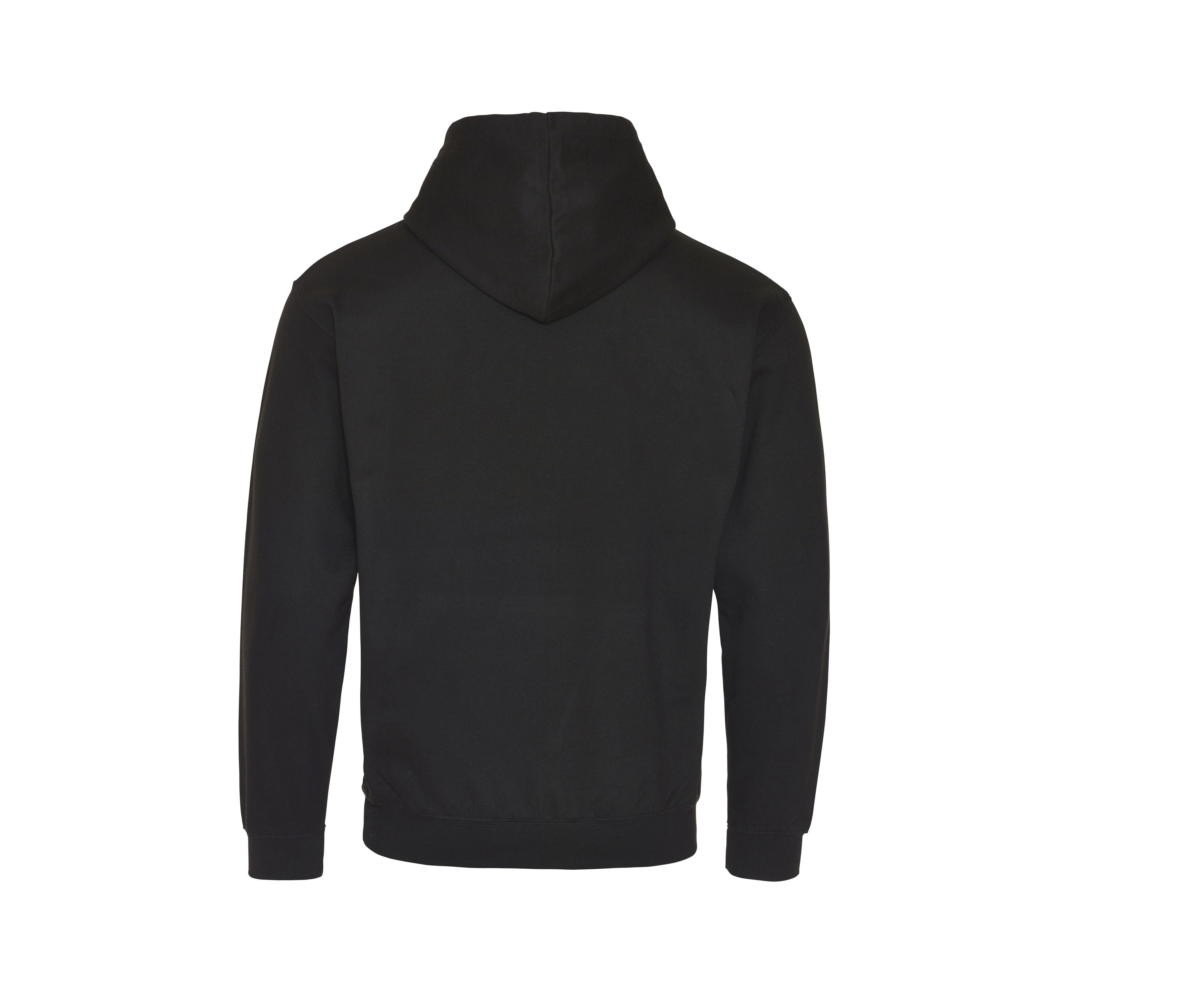 Sweat Capuche Contrastée - Jet Black/arctic White