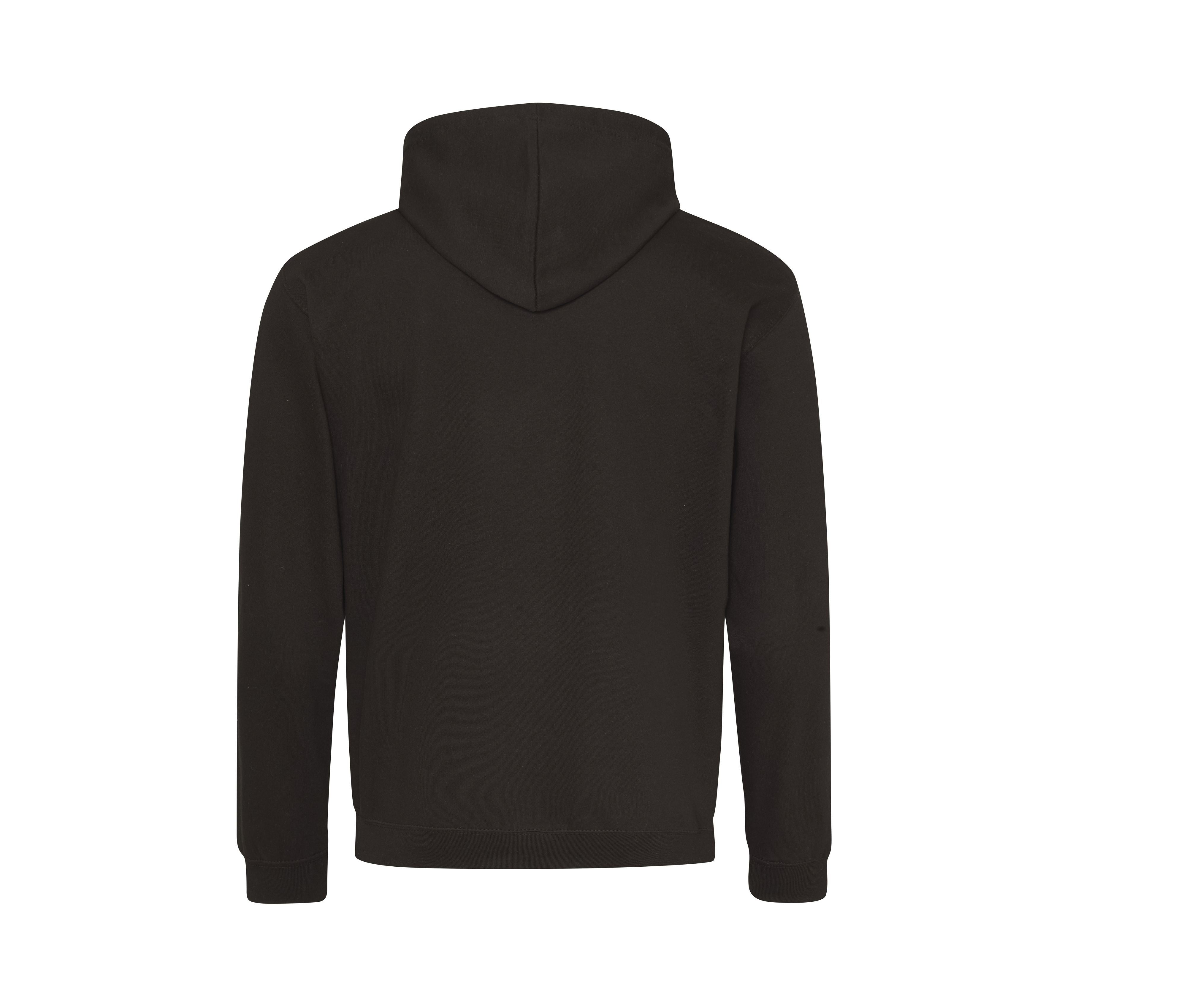 Sweat Capuche Contrastée - Jet Black/kelly Green