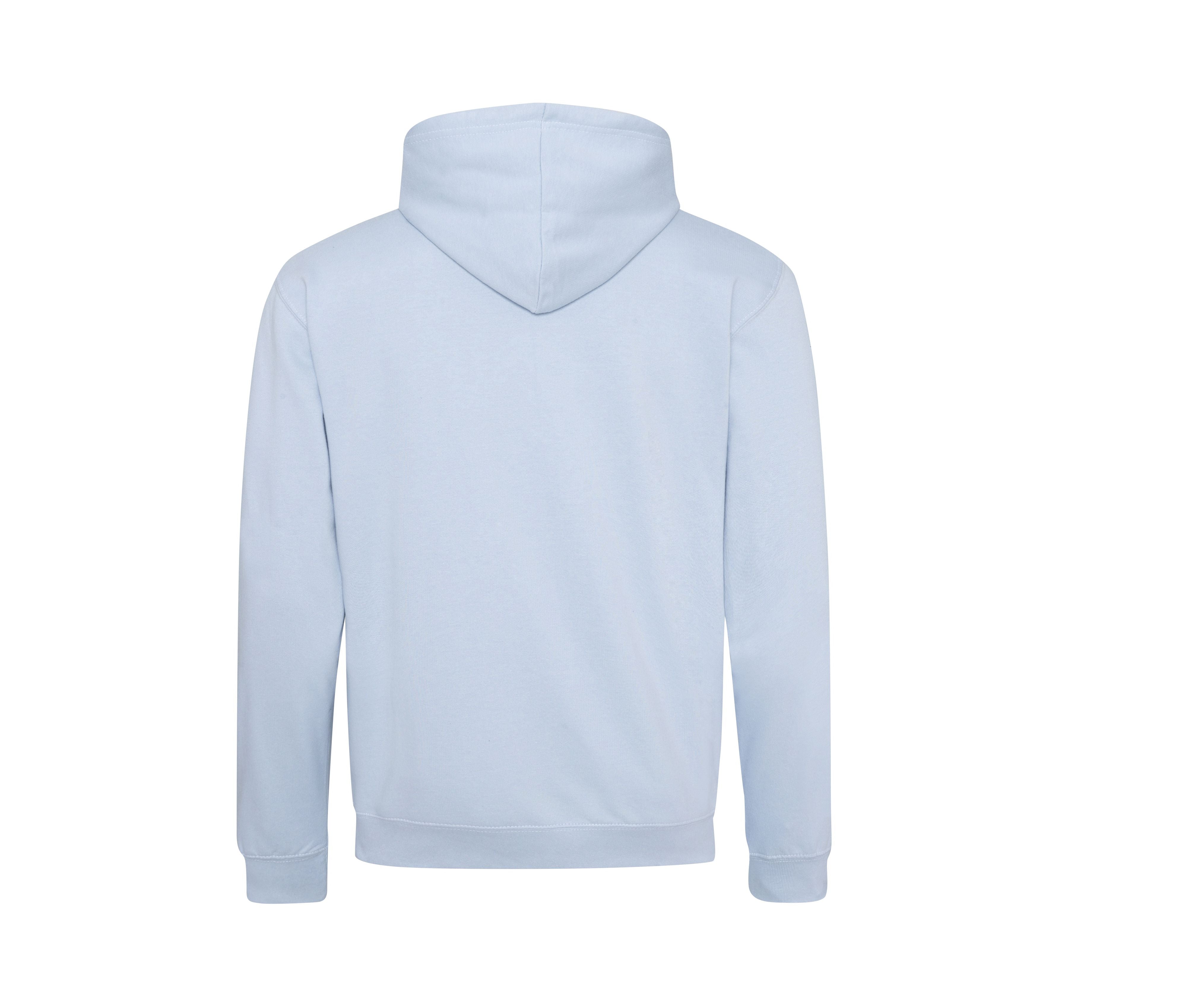 Sweat Capuche Contrastée - Sky Blue/white