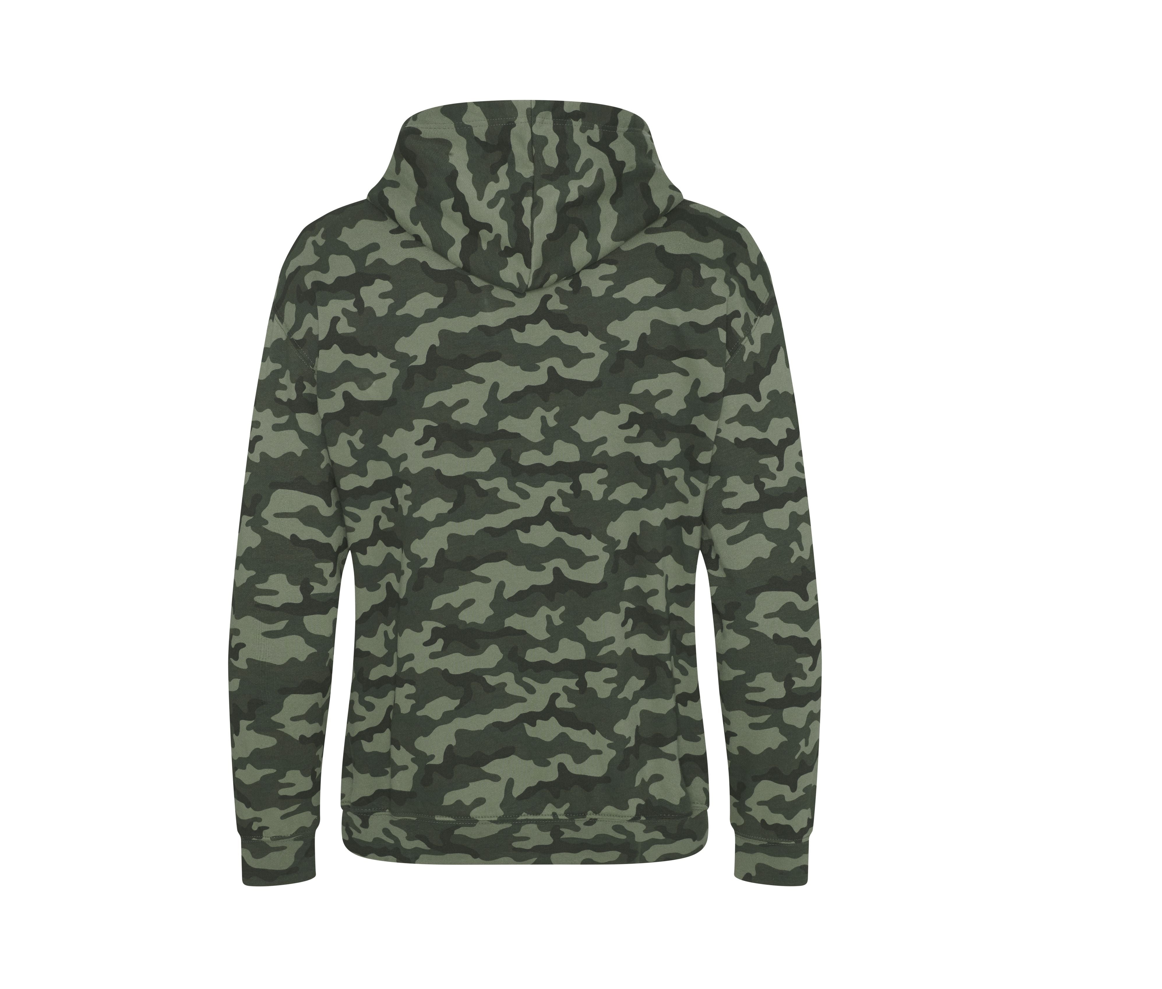 Sweat Capuche Camouflage - Green Camo