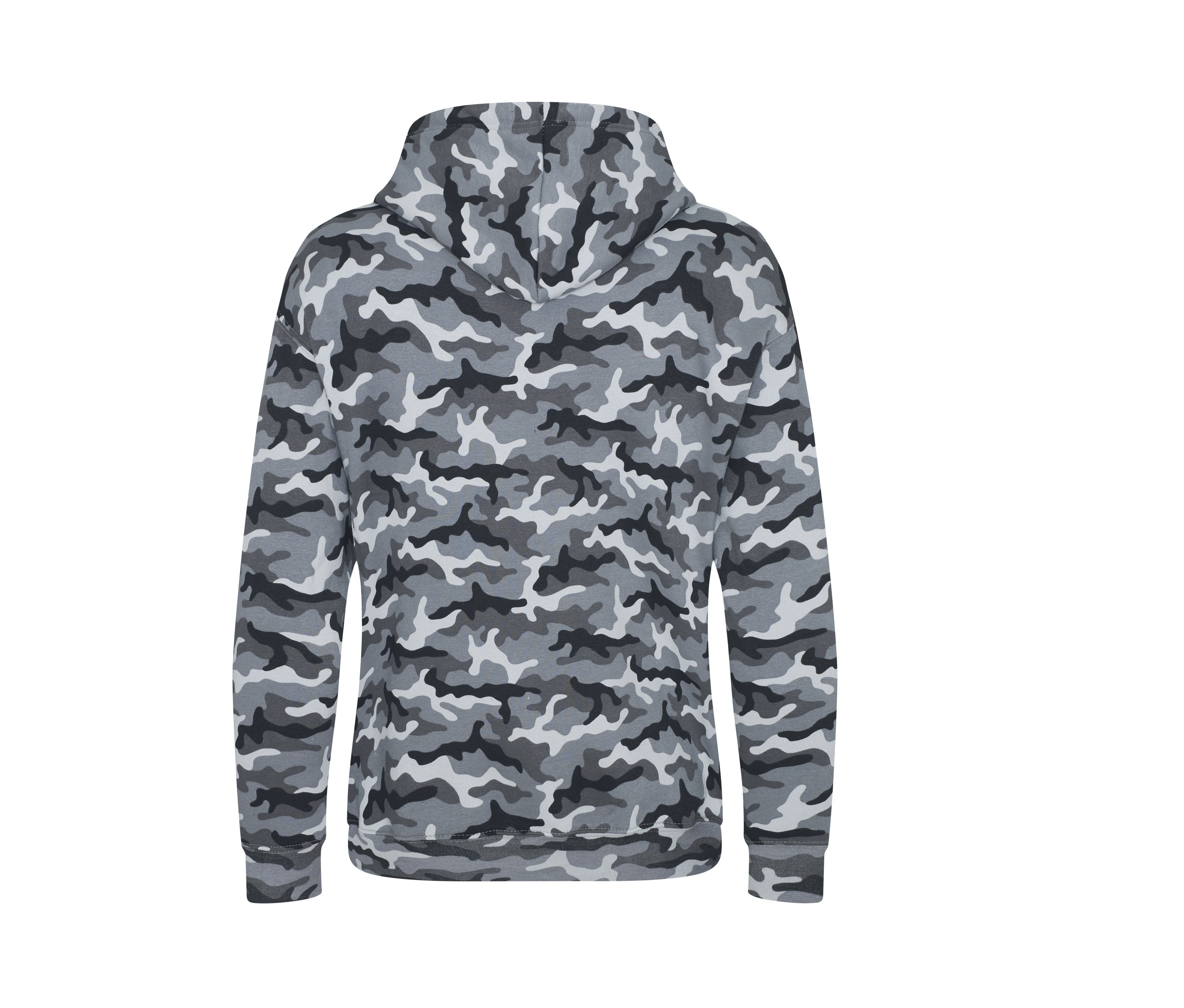 Sweat Capuche Camouflage - Grey Camo