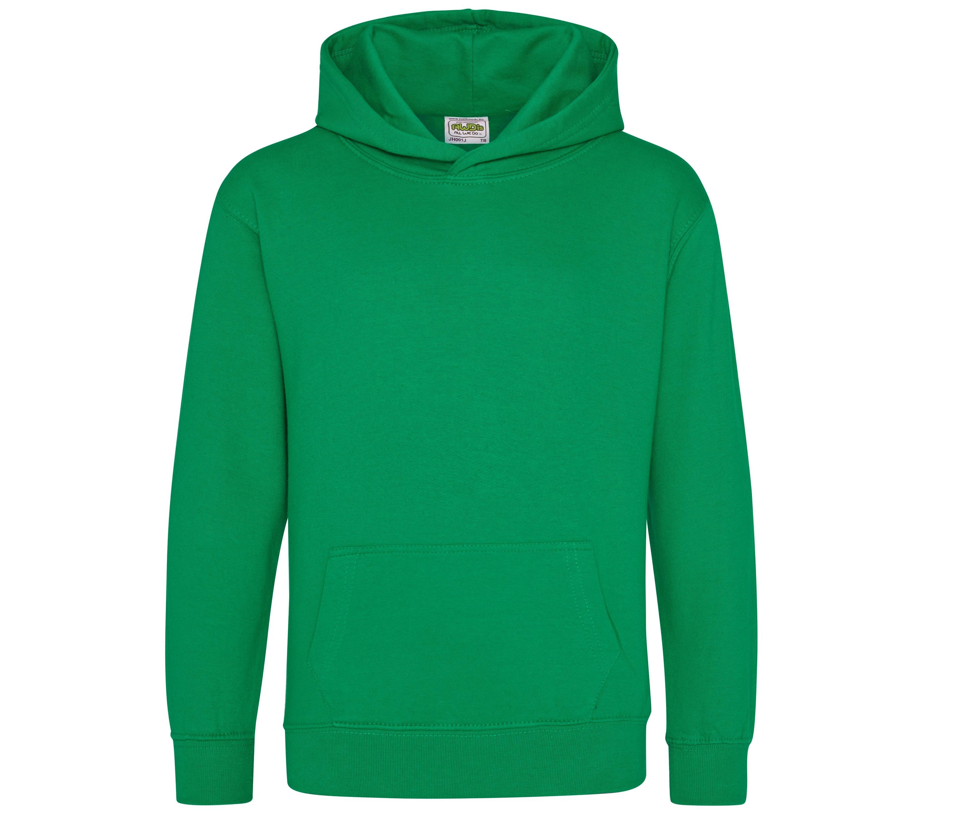 Sweat Capuche Enfant - Kelly Green