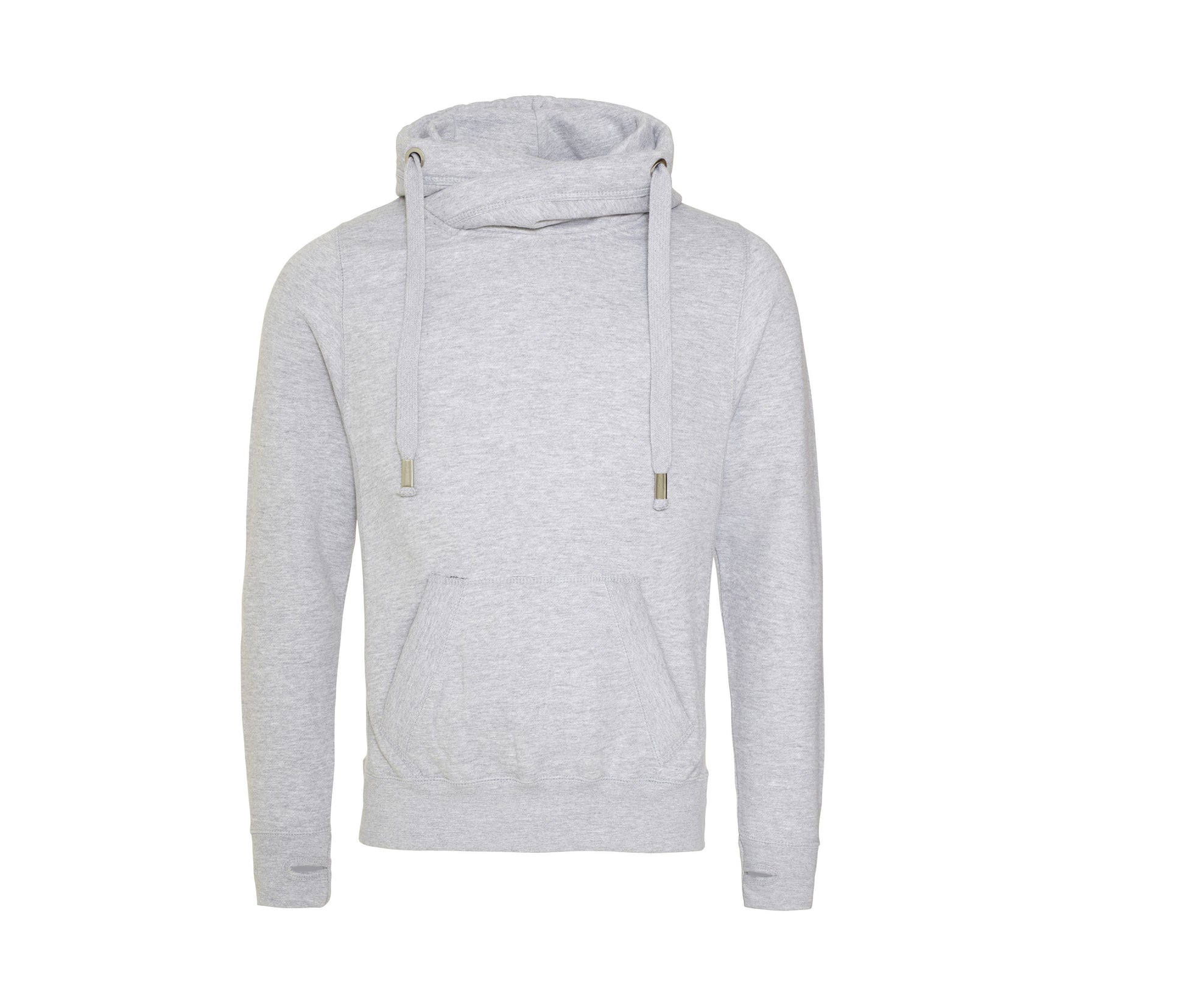 Sweat Col Croisé - Heather Grey