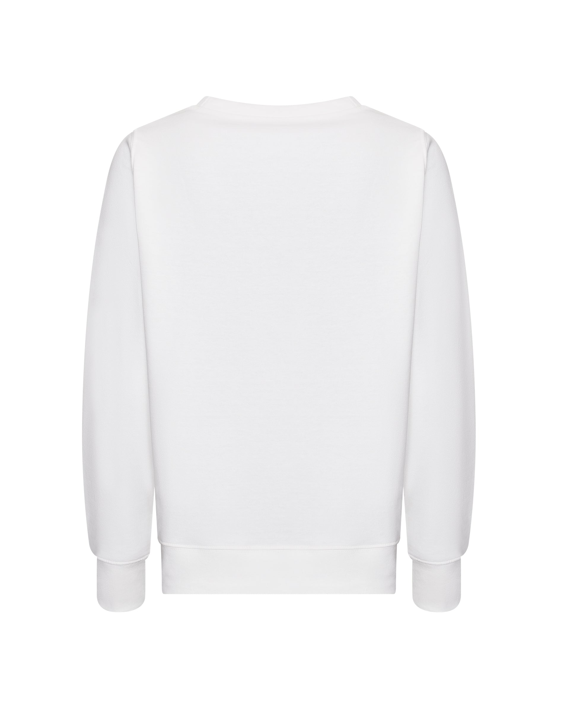 Sweat Col Rond Femme - Arctic White