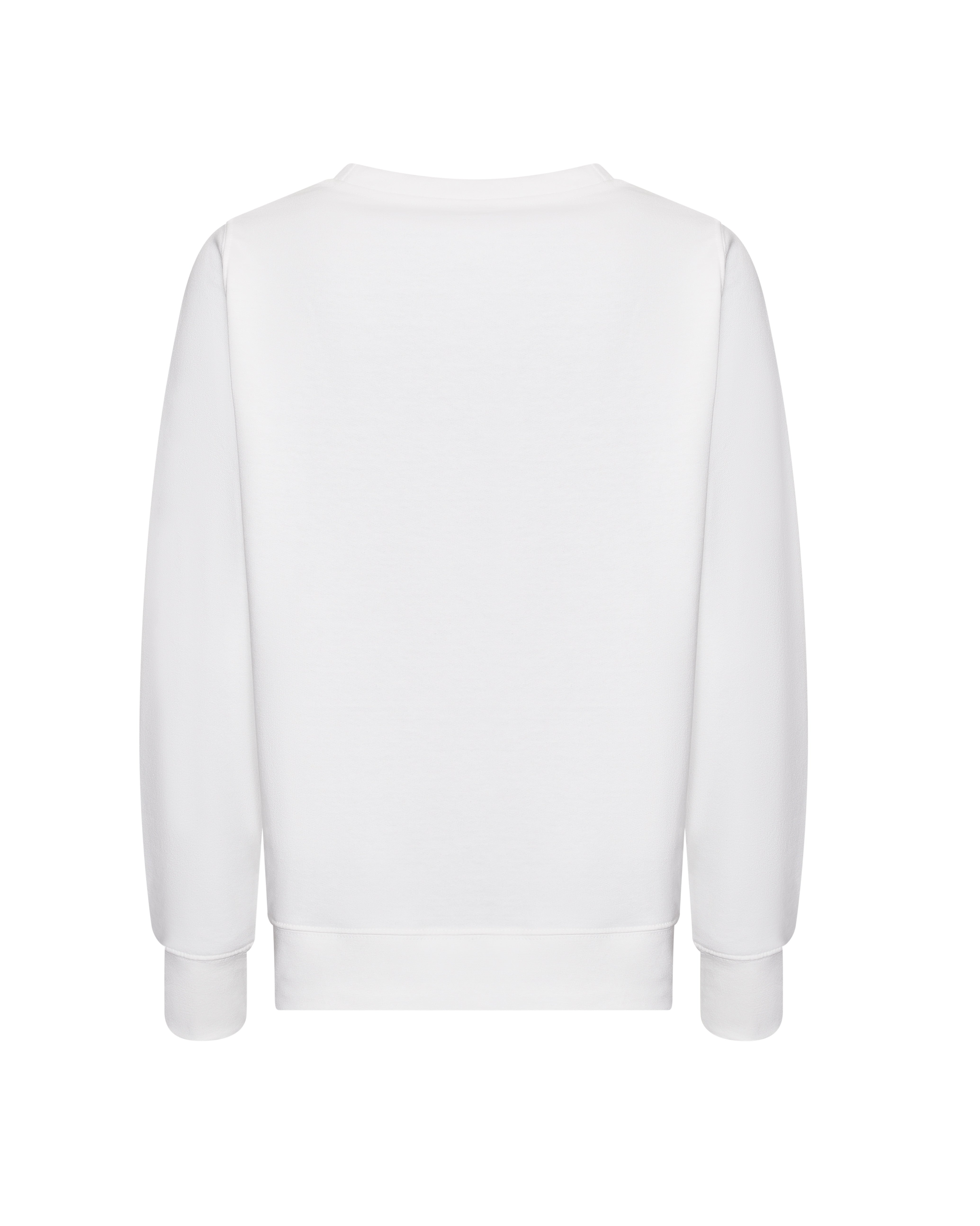 Sweat Col Rond Femme - Arctic White