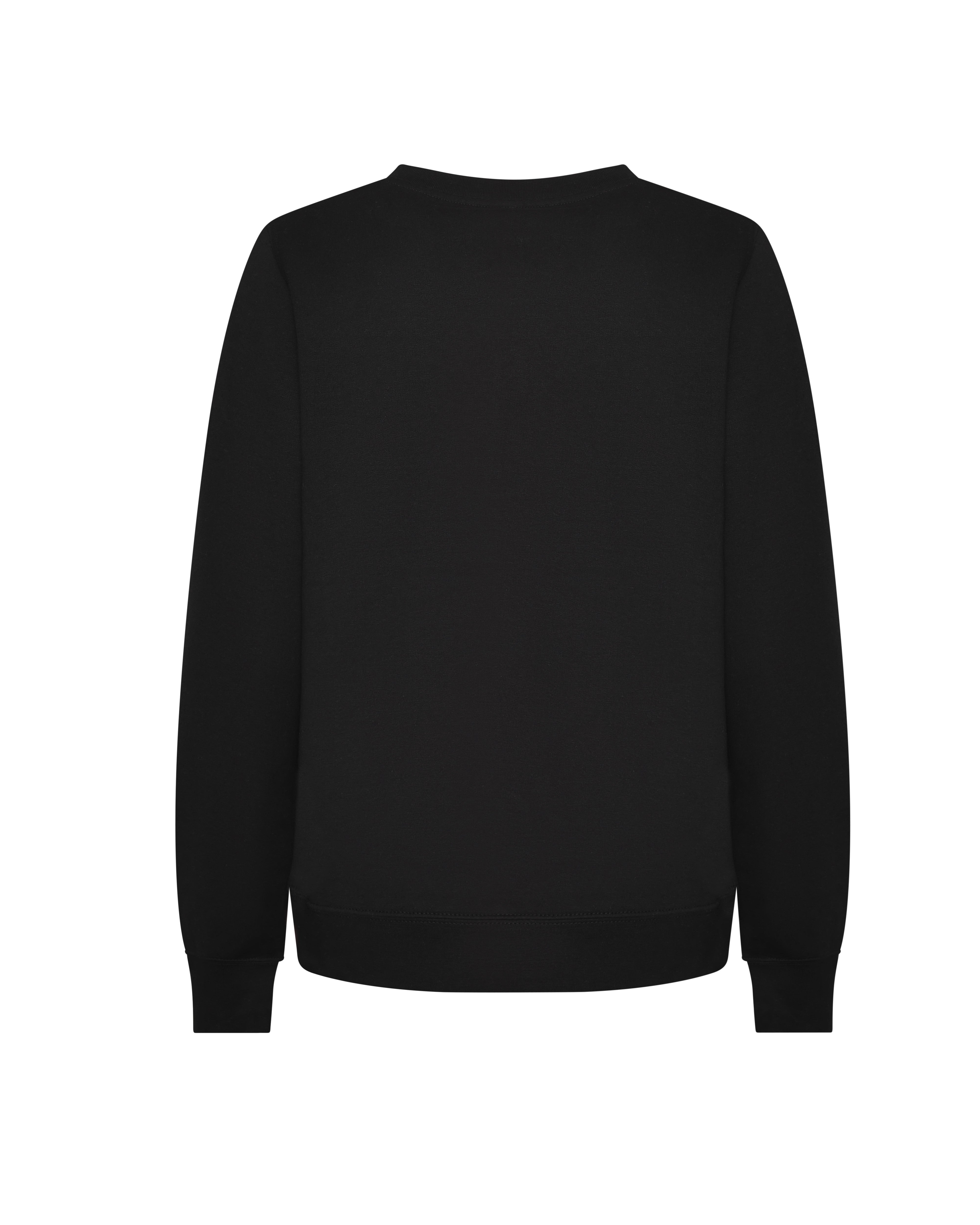 Sweat Col Rond Femme - Deep Black