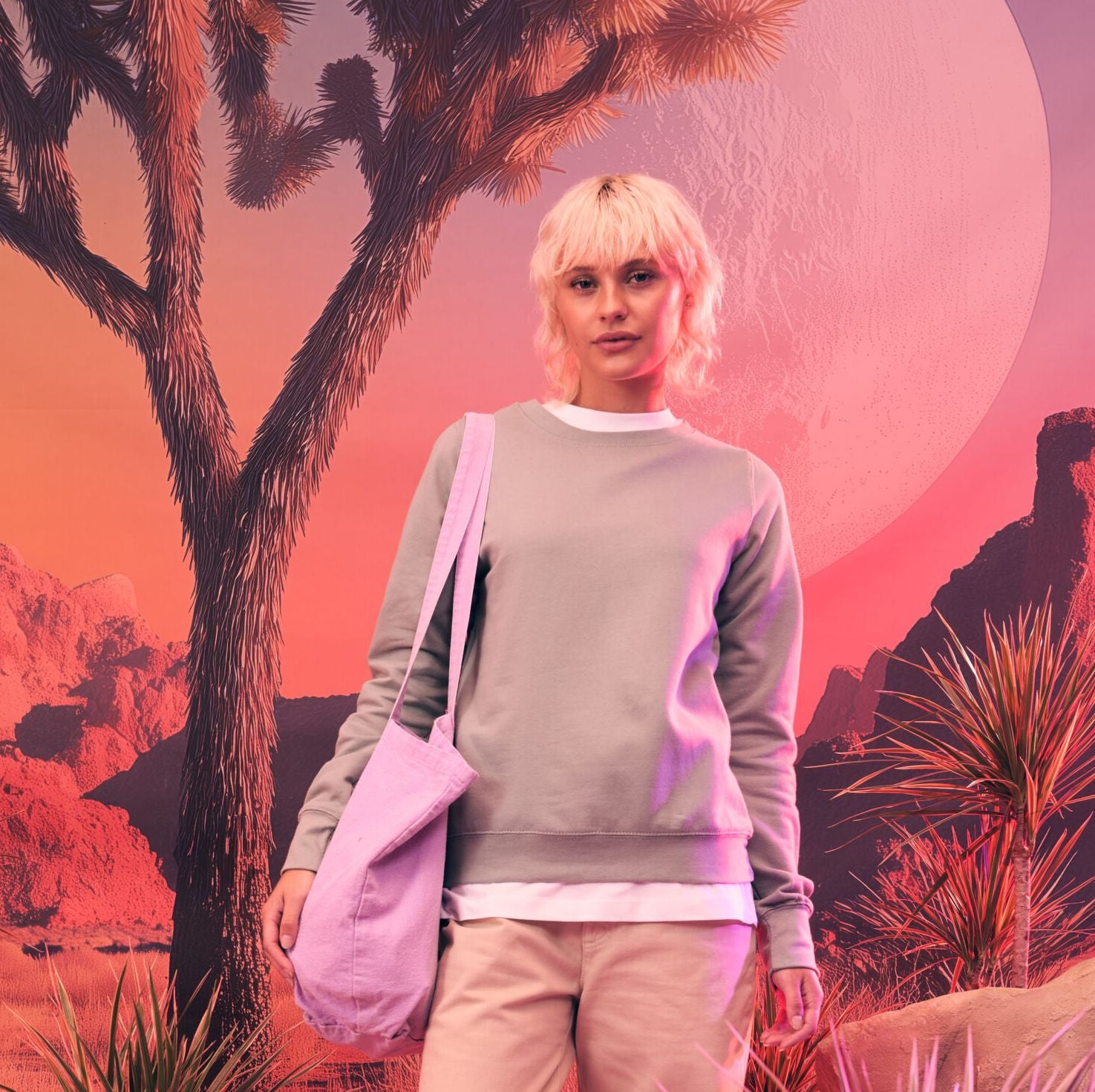 Sweat col rond femme