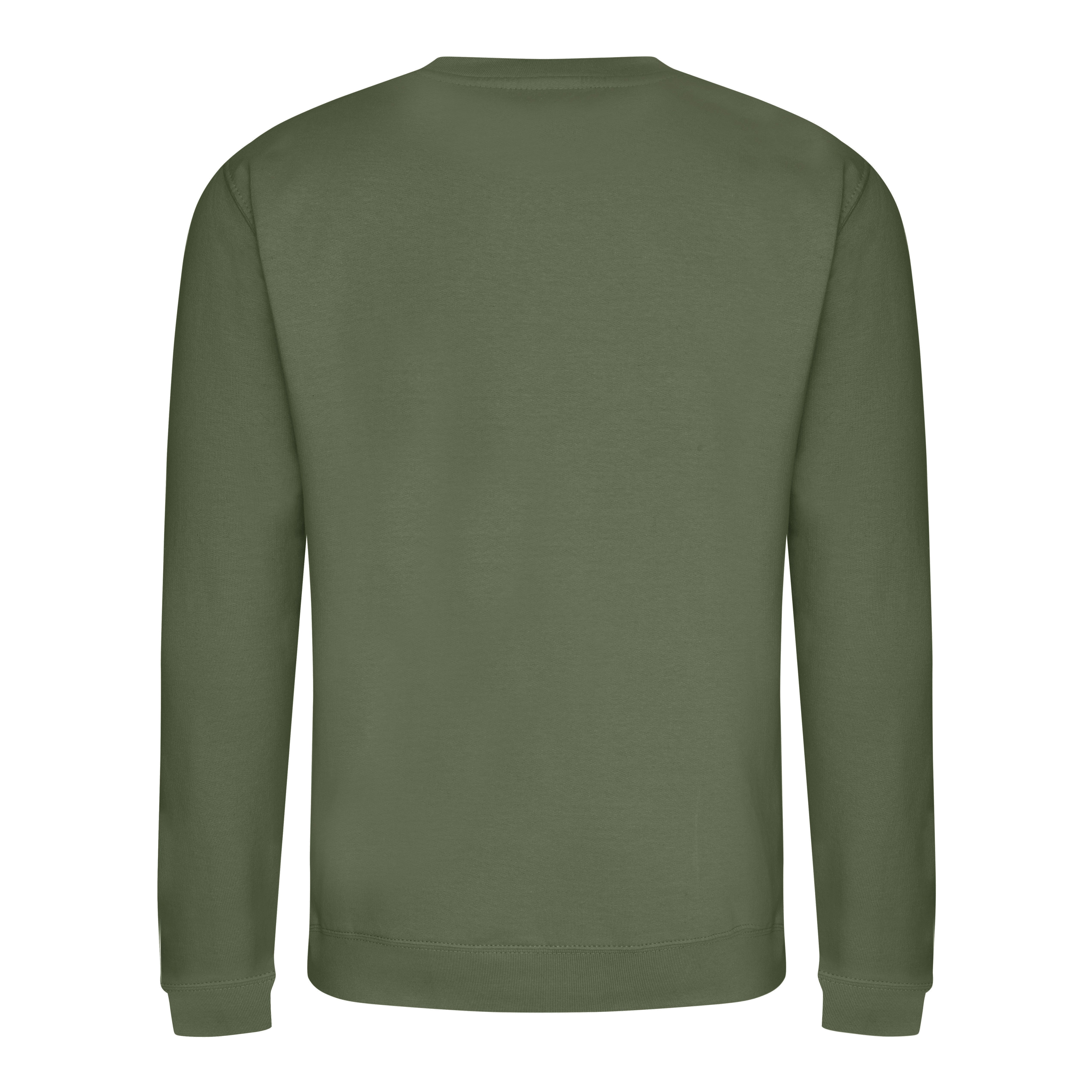 Sweat Col Rond 280 - Earthy Green