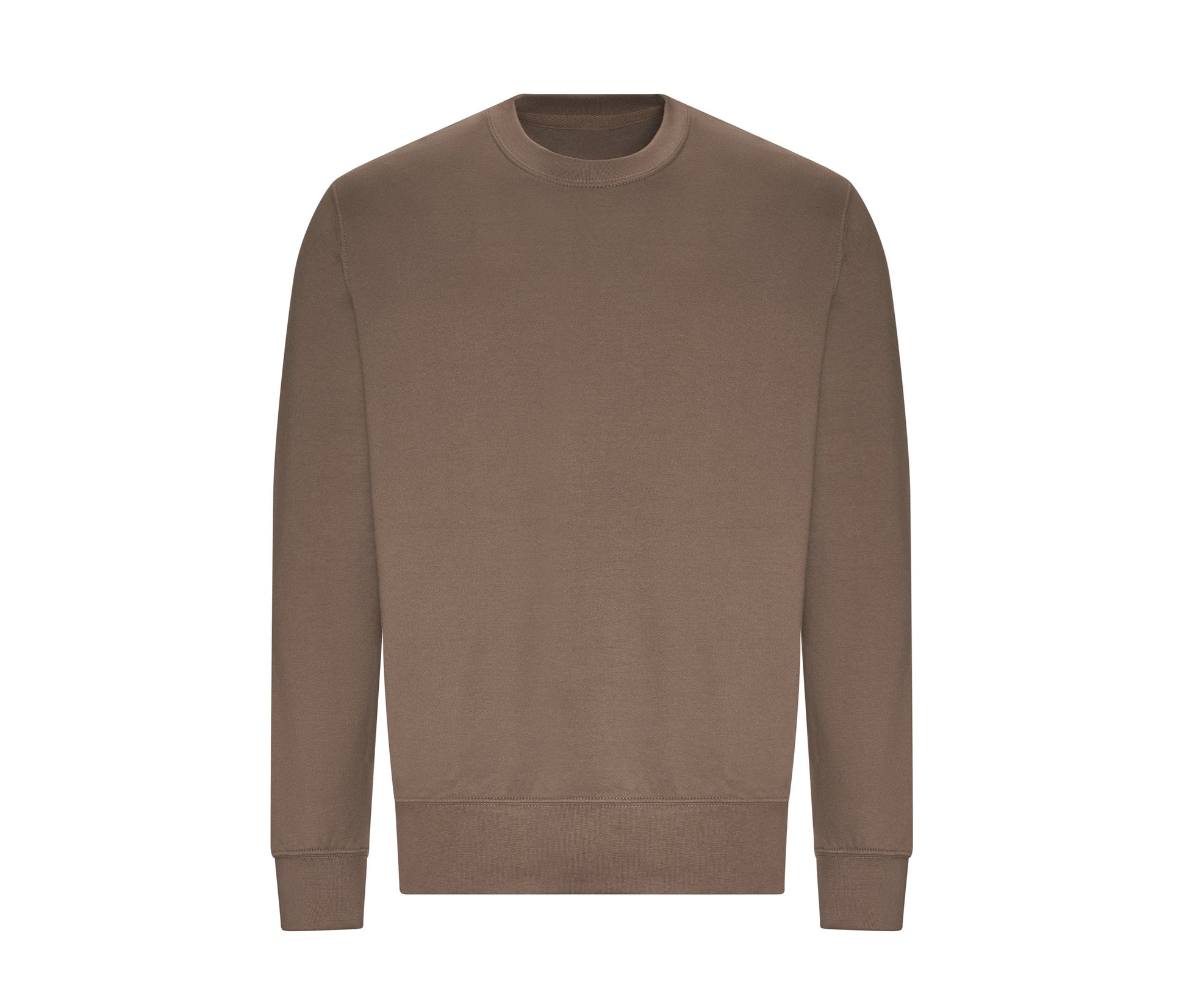 Sweat Col Rond 280 - Mocha Brown