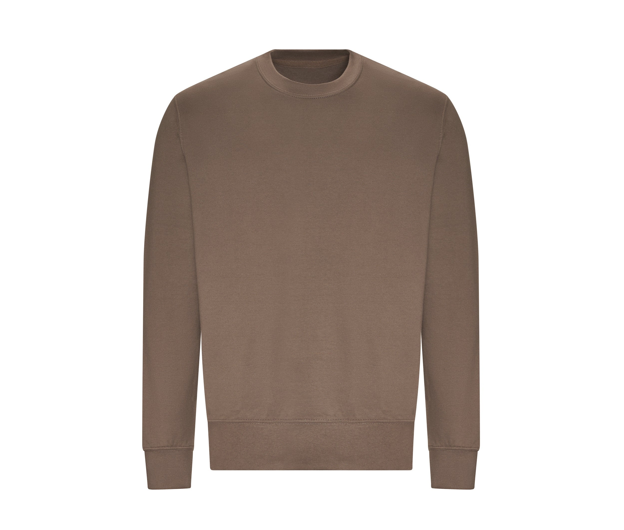 Sweat Col Rond 280 - Mocha Brown