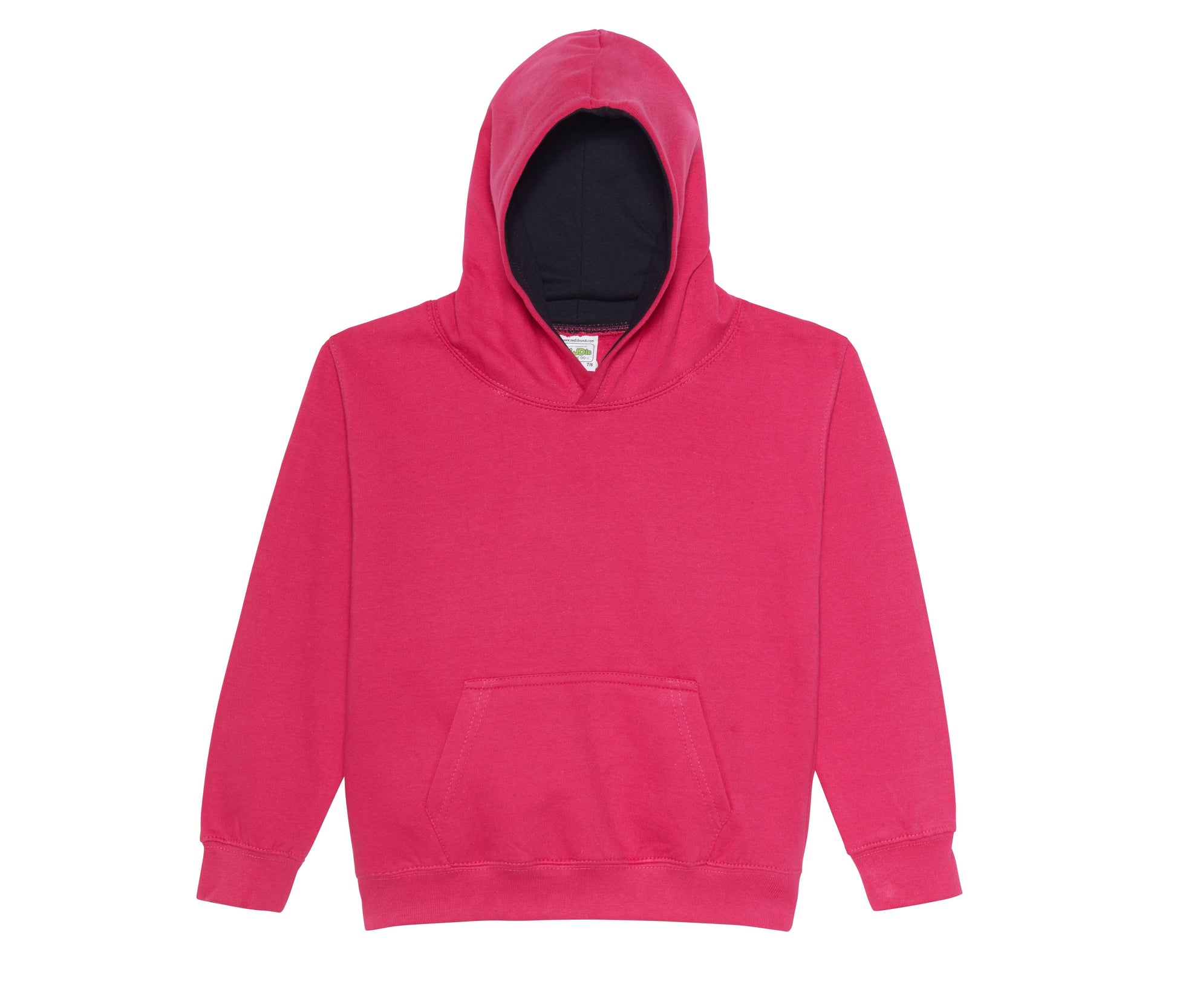 Sweat Enfant Capuche Contrastée - Hot Pink/french Navy
