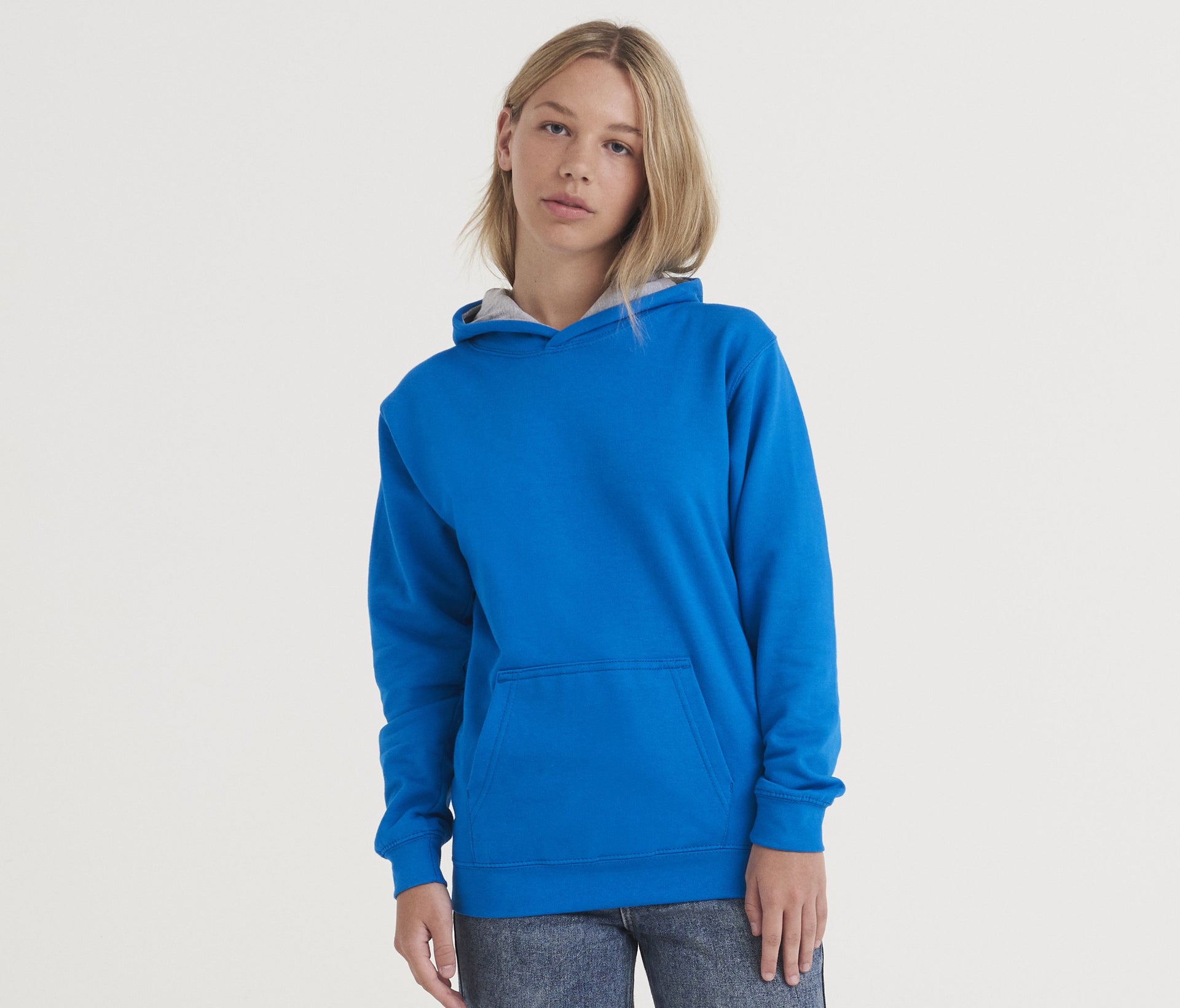 Sweat enfant capuche contrastée