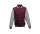 Burgundy/heather Grey