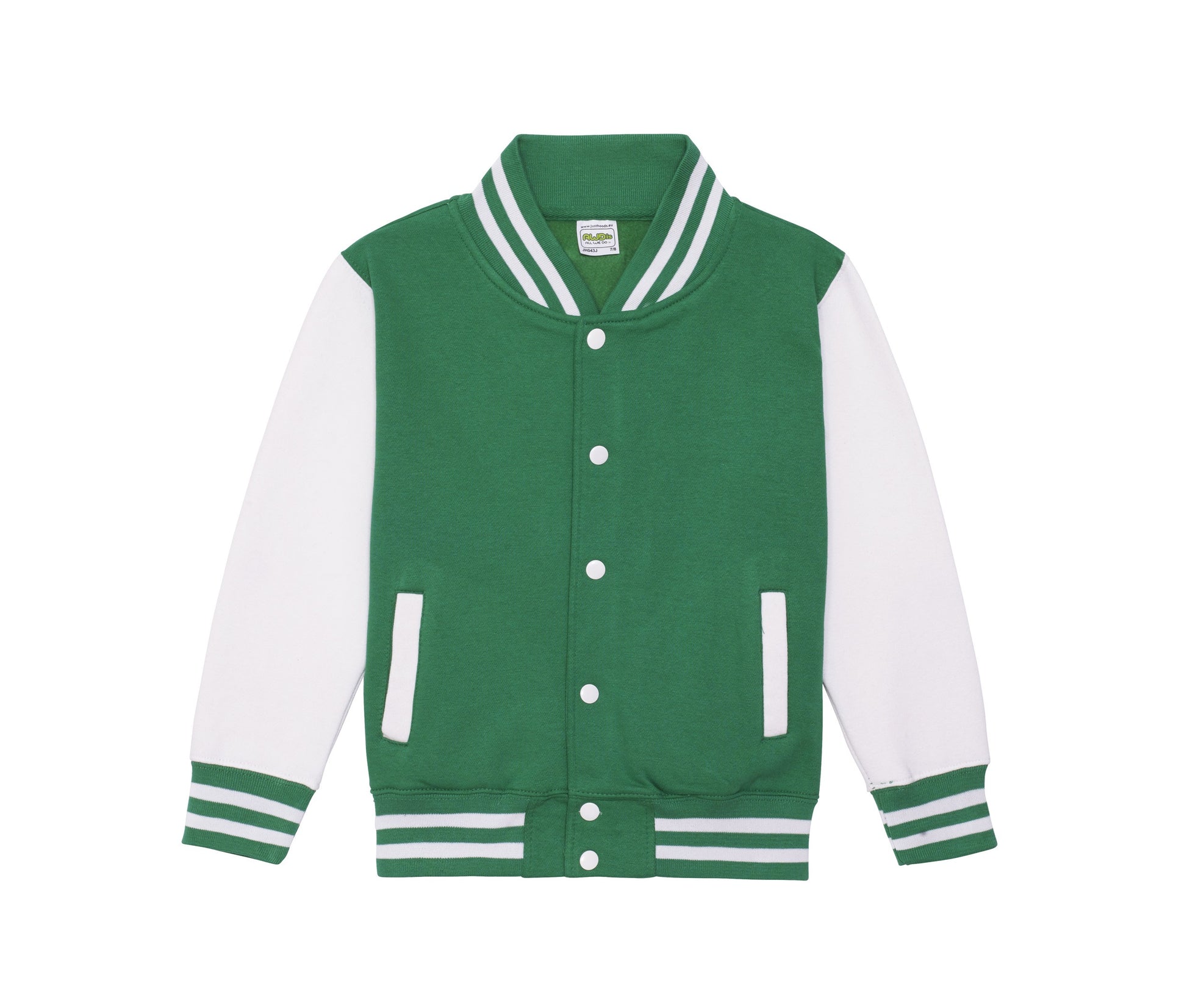 Sweat Baseball Enfant - Kelly Green/white