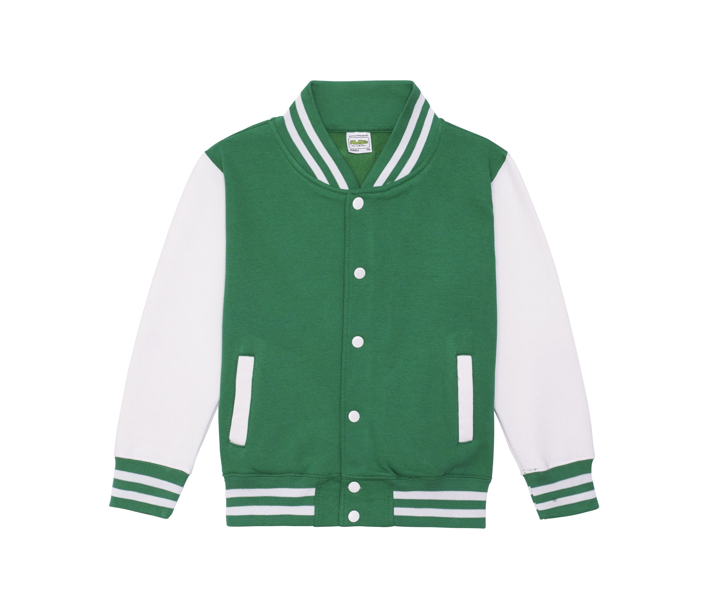 Sweat Baseball Enfant - Kelly Green/white