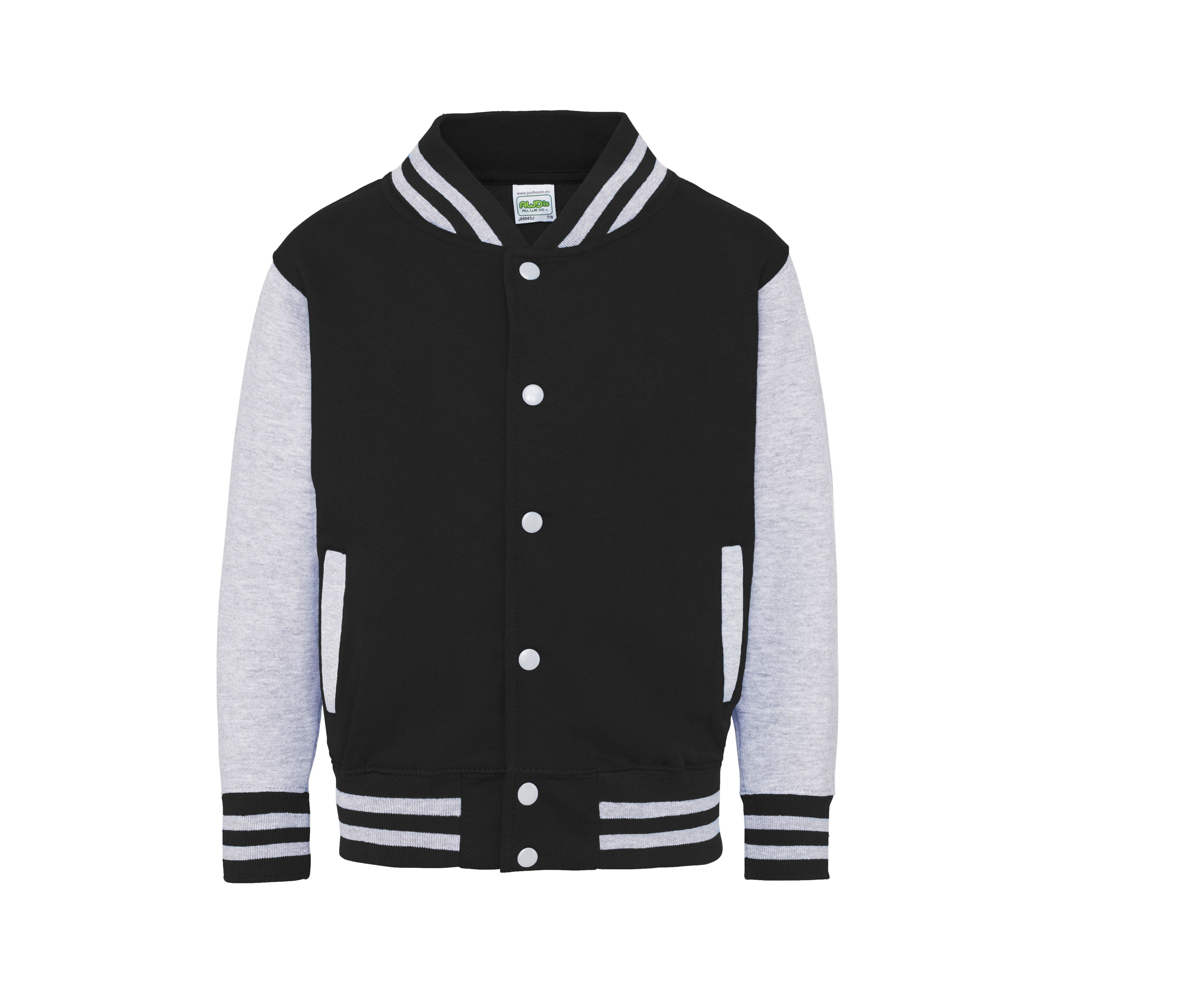 Sweat Baseball Enfant - Jet Black/heather Grey