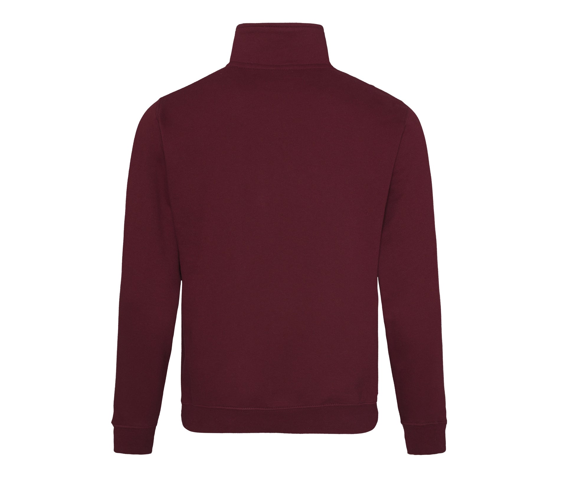 Sweat Col Zippé - Burgundy