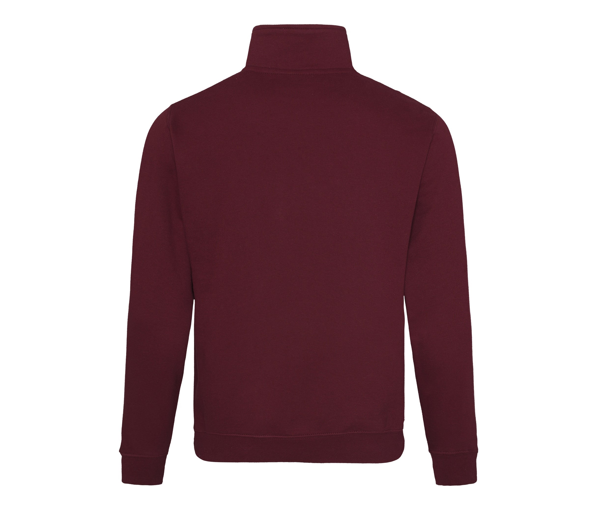 Sweat Col Zippé - Burgundy