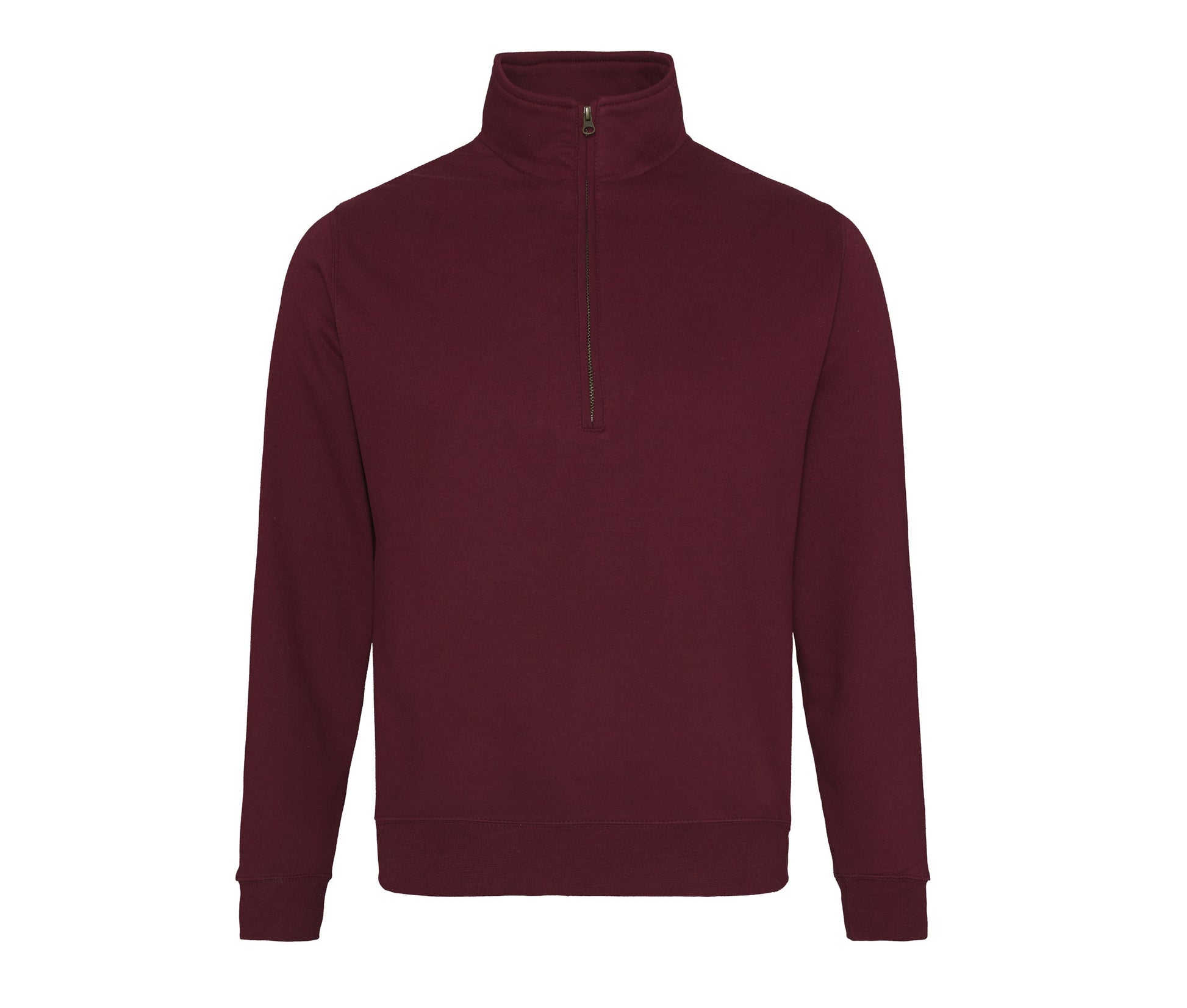 Sweat Col Zippé - Burgundy