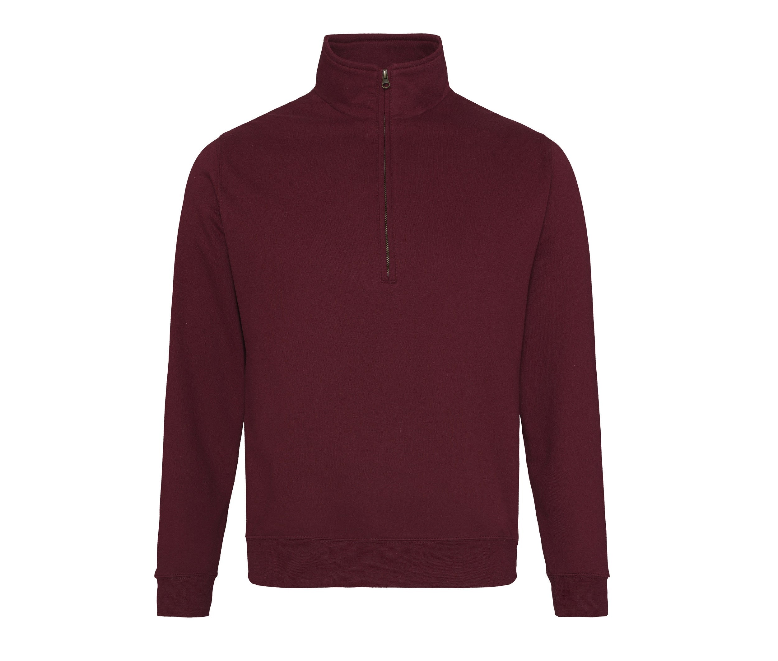 Sweat Col Zippé - Burgundy