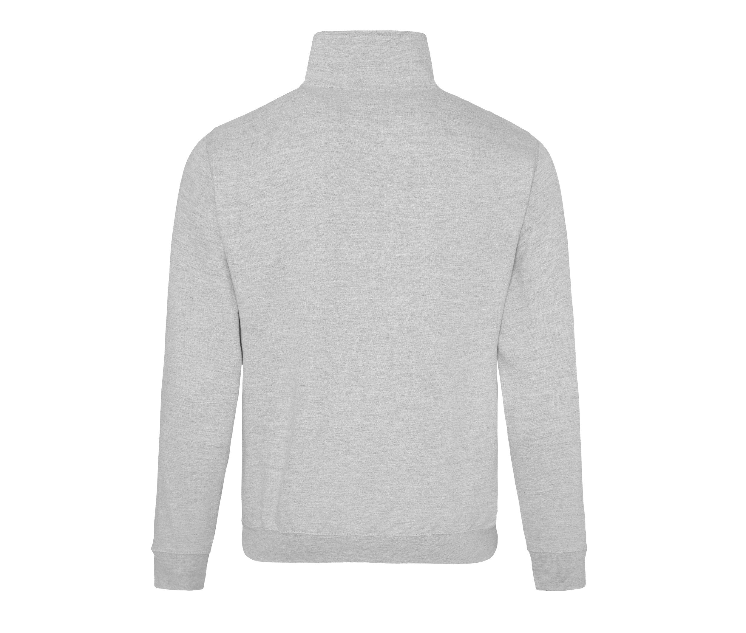 Sweat Col Zippé - Heather Grey