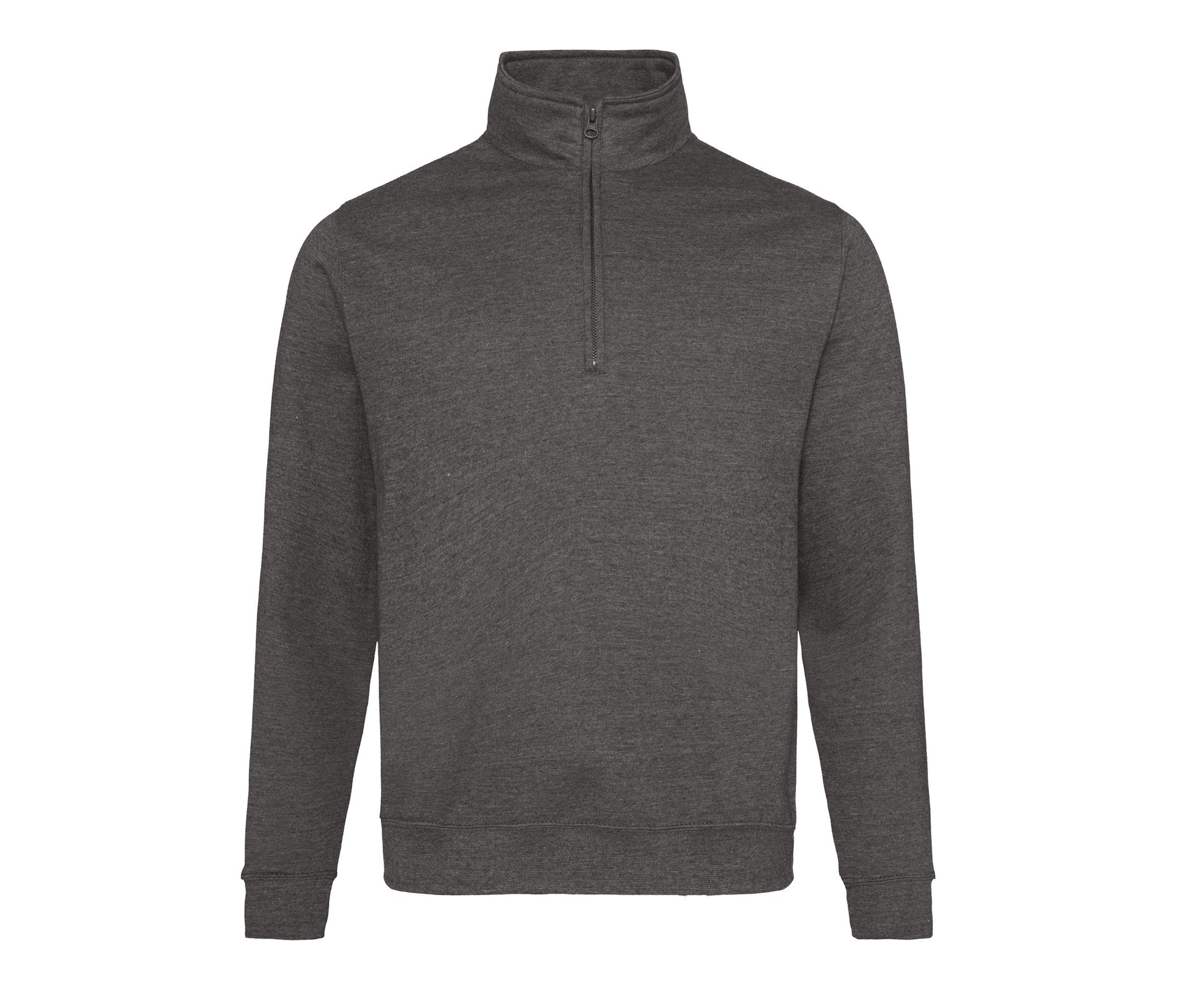 Sweat Col Zippé - Charcoal