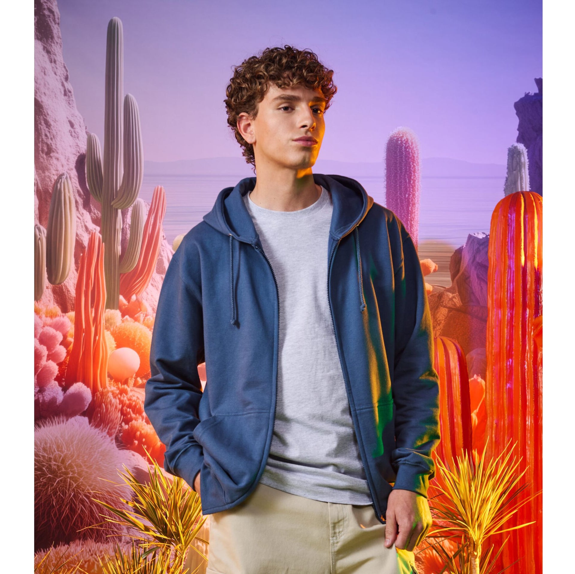 Sweat zippé
