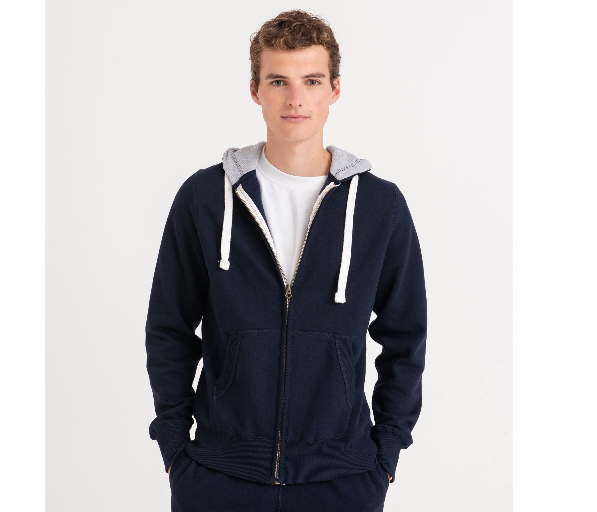 Sweat zippé lourd