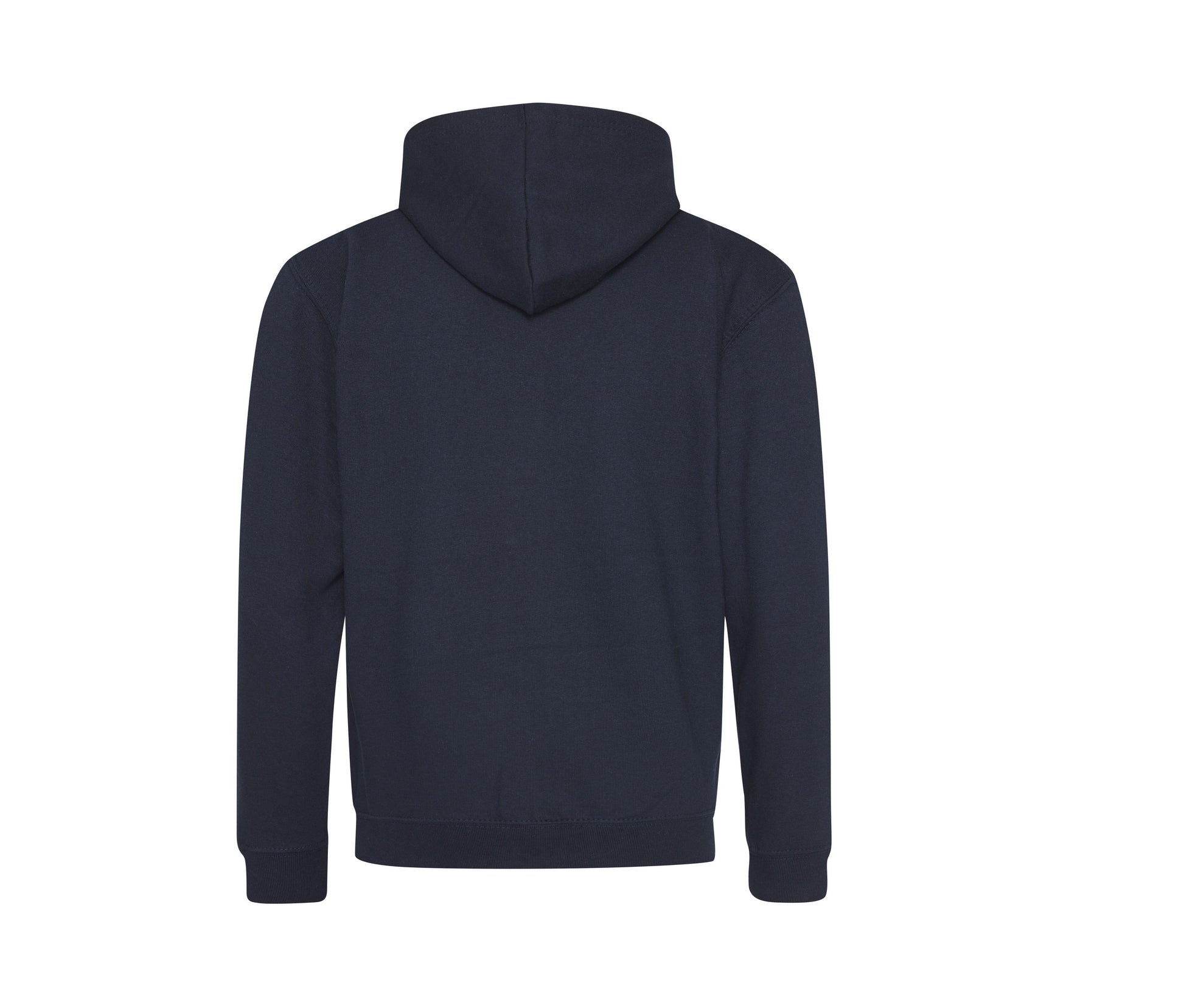 Sweat Capuche Zippé Contrasté - French Navy/heather Grey