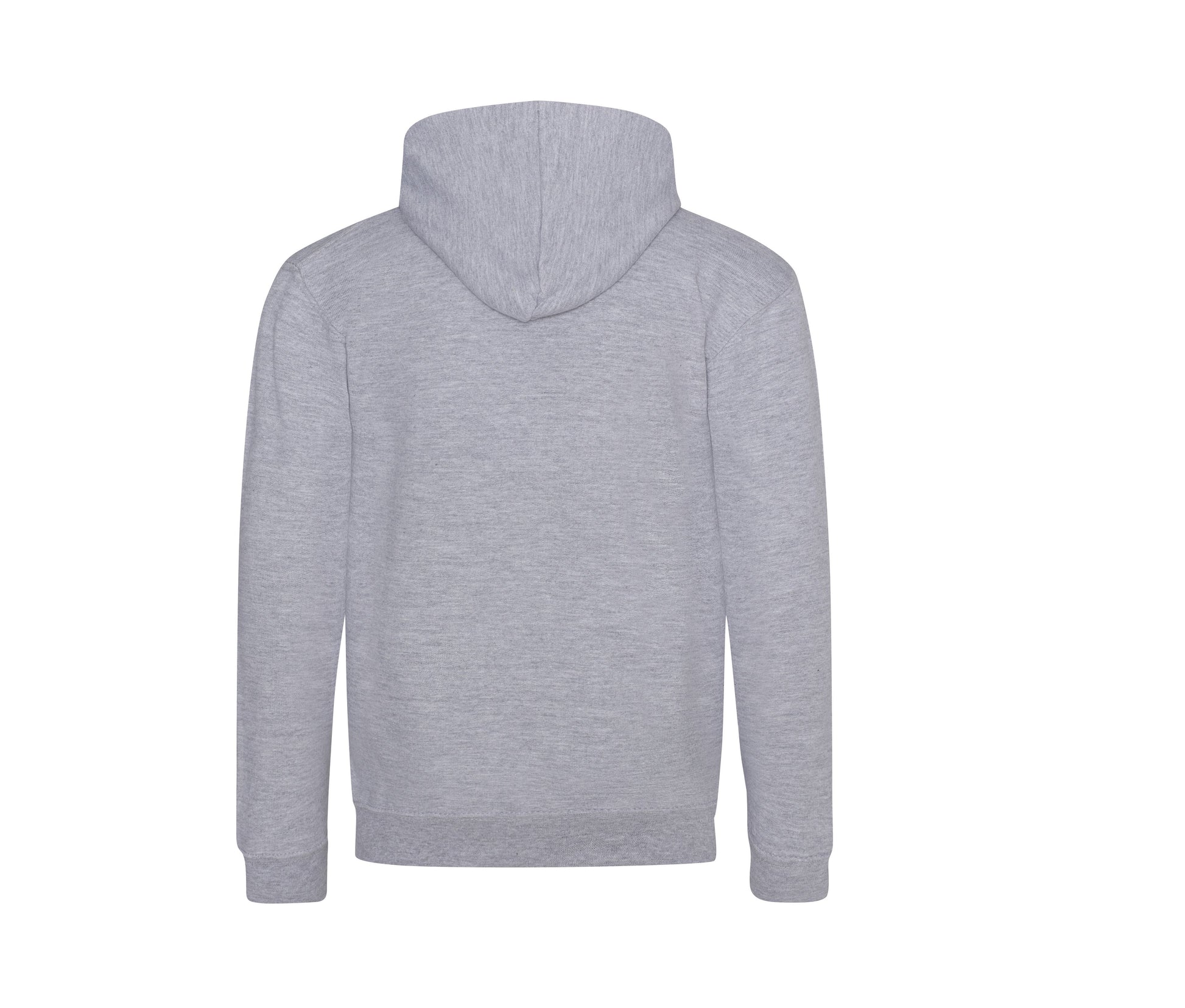Sweat Capuche Zippé Contrasté - Heather Grey/french Navy